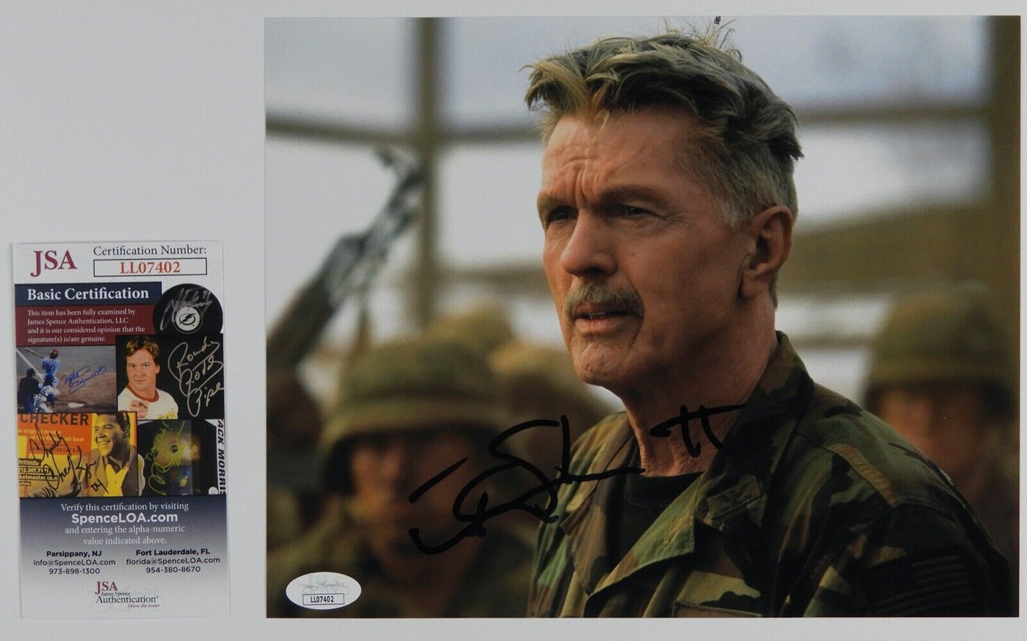 Tom Skerritt JSA Top Gun JSA Autograph Signed Photo 8 x 10