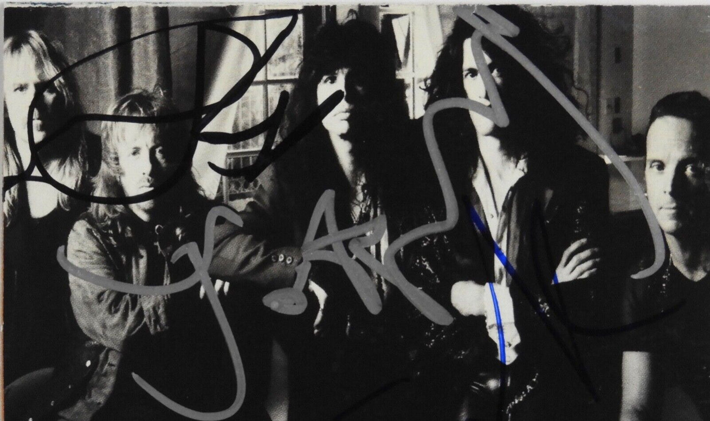 Aerosmith JSA Fully Autograph Signed CD Booklet Steven Tyler Joe Perry +