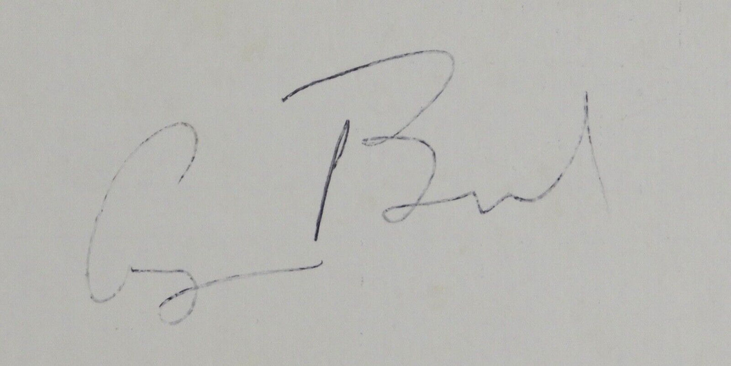 President George Bush H. W. JSA COA Signed Autograph Cut