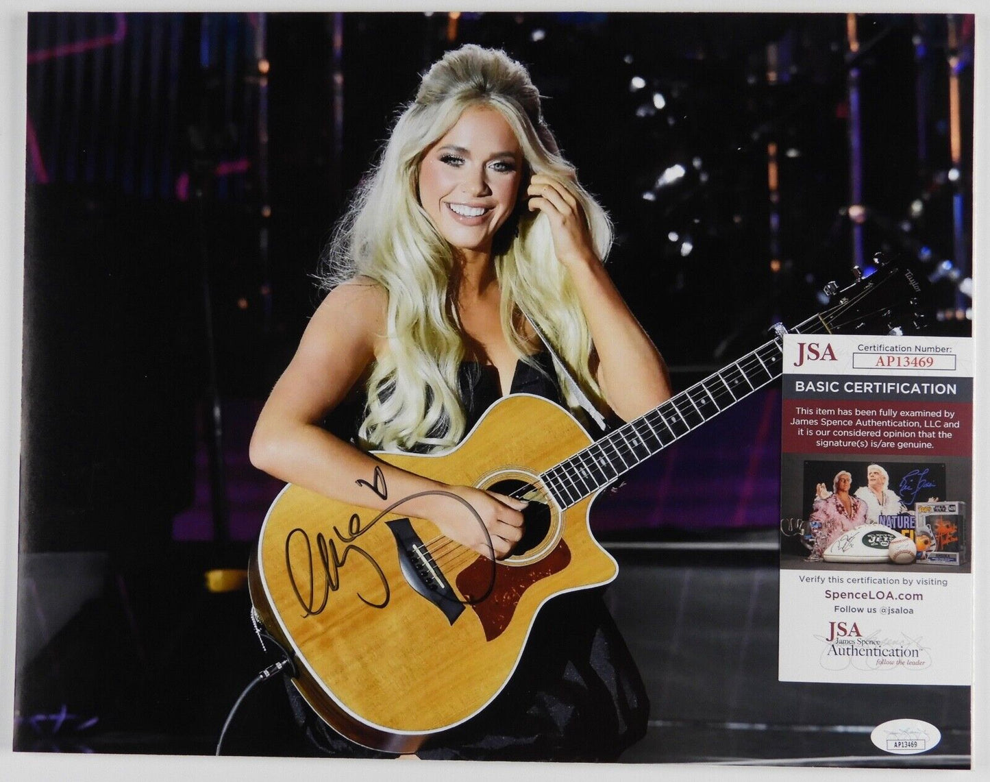 Megan Moroney JSA Signed Autograph 11 x 14 Photo Country Music Star
