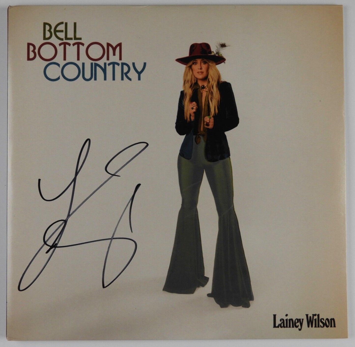 Lainey Wilson JSA Signed Autograph Album Record Bell Bottom Country