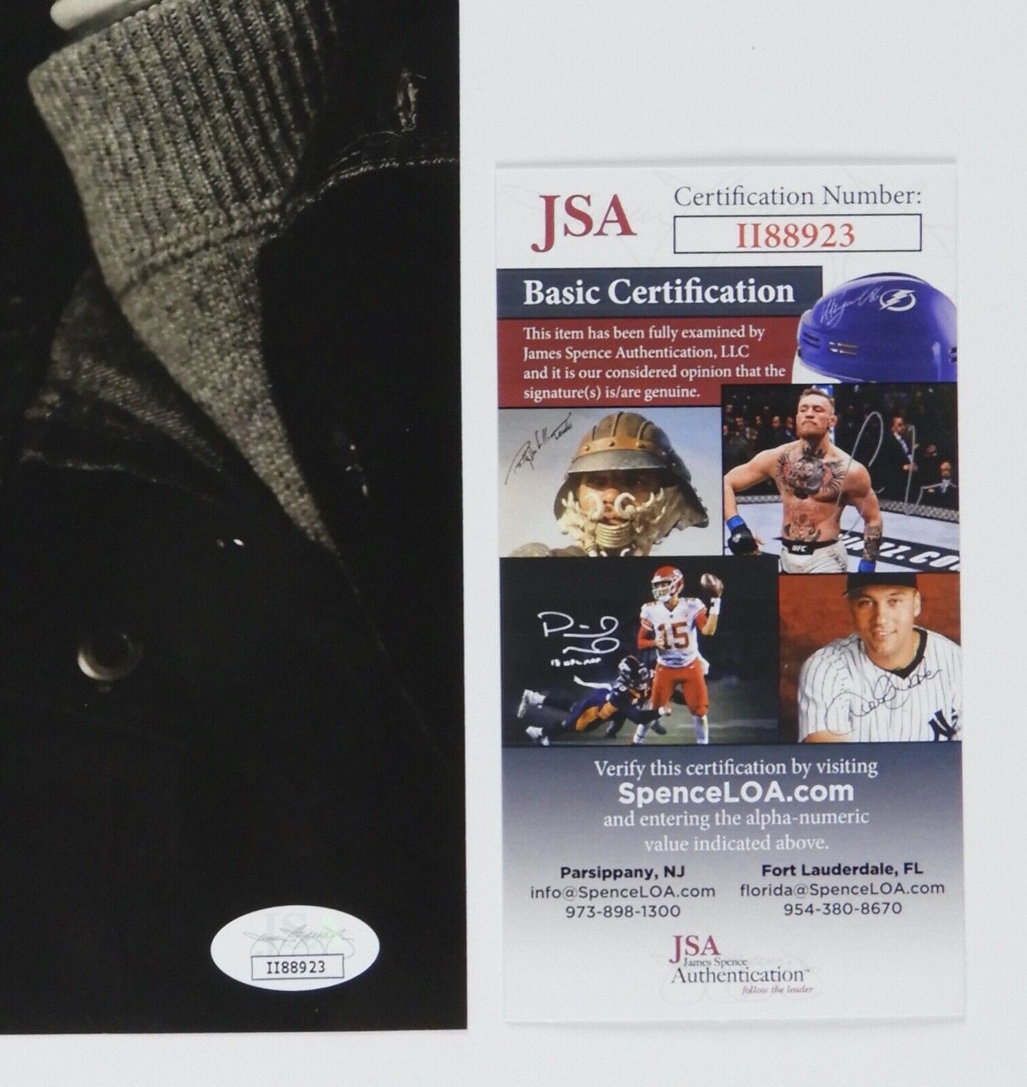 Tom Jones Autograph Signed Magazine Photo JSA COA 9 x 13 1/2