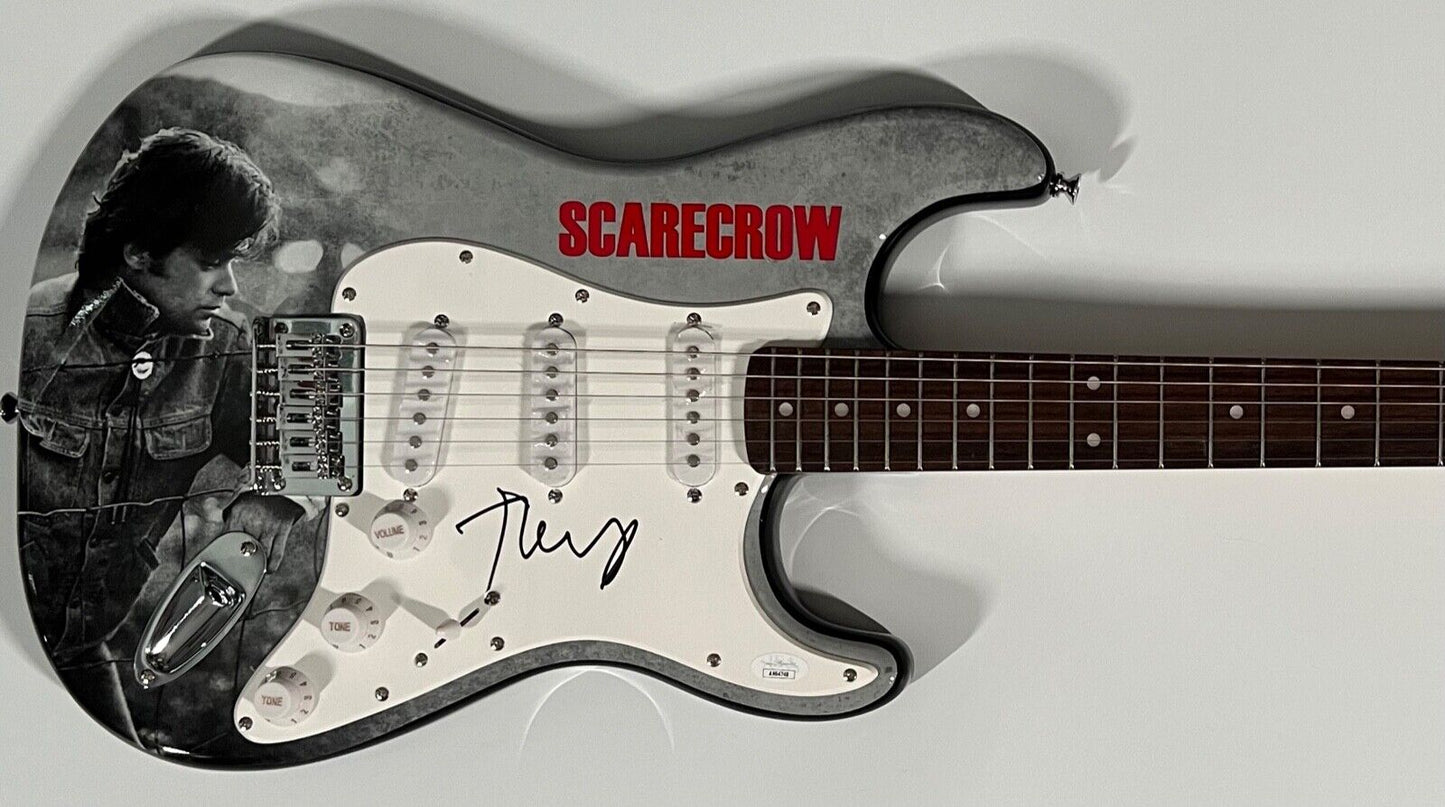 John Mellencamp JSA Guitar Autograph Signed Guitar Fender Squier Stratocaster