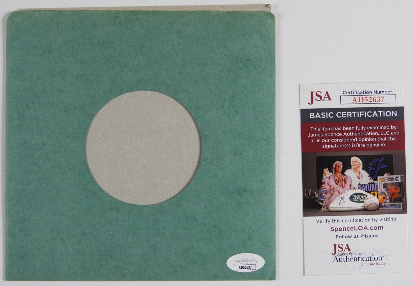 Ian Gillan Deep Purple Signed Autograph 45 JSA Vinyl Record Sleeve