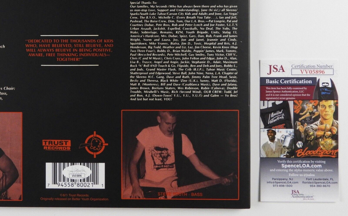 The Crew Signed JSA Signed Autograph Album Record 7 Seconds 7seconds