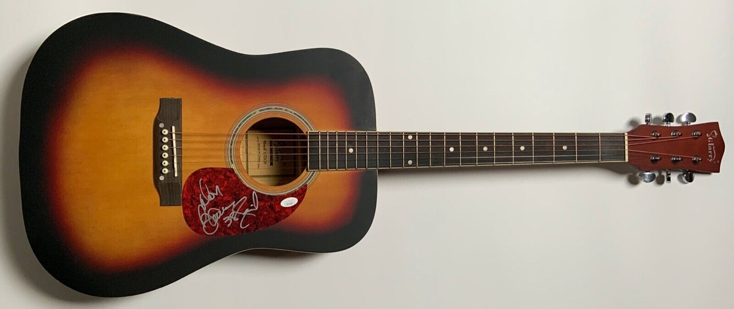 Don Barnes 38 Special Autograph Signed Acoustic Guitar JSA COA