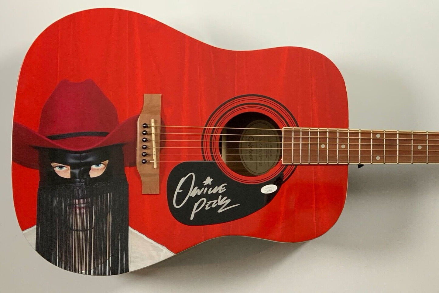 Orville Peck JSA Autograph Signed Guitar Epiphone Acoustic