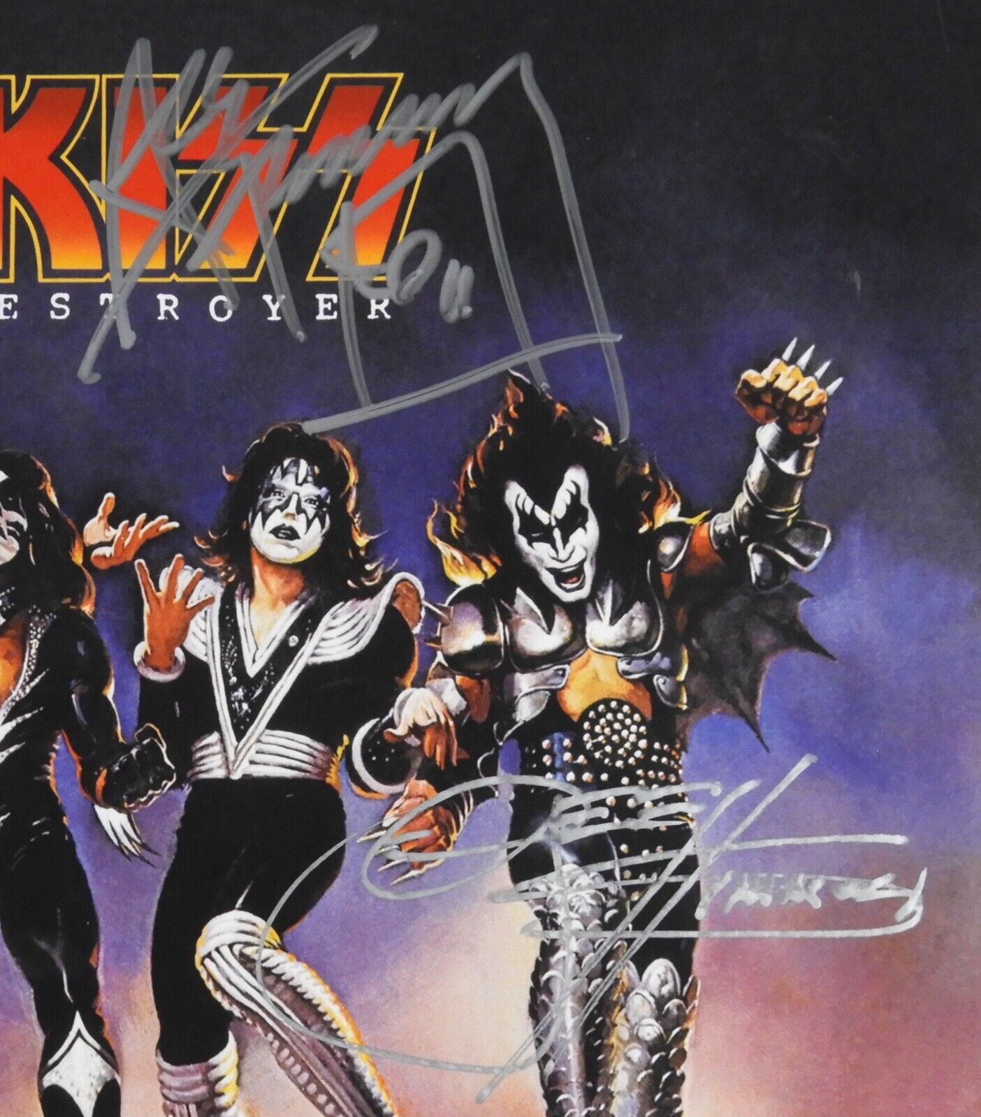 KISS JSA Fully Signed Autograph Album Destroyer Gene Simmons Peter +