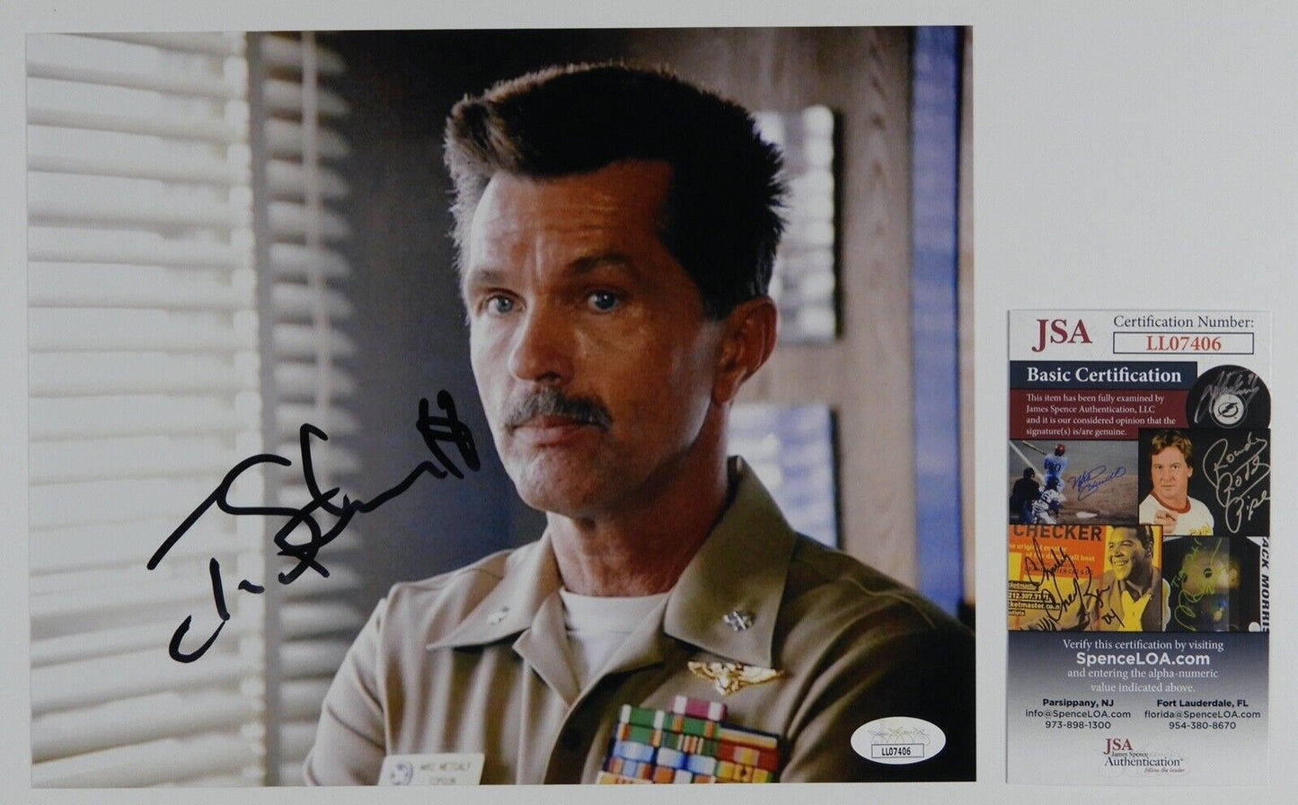 Tom Skerritt JSA Top Gun JSA Autograph Signed Photo 8 x 10
