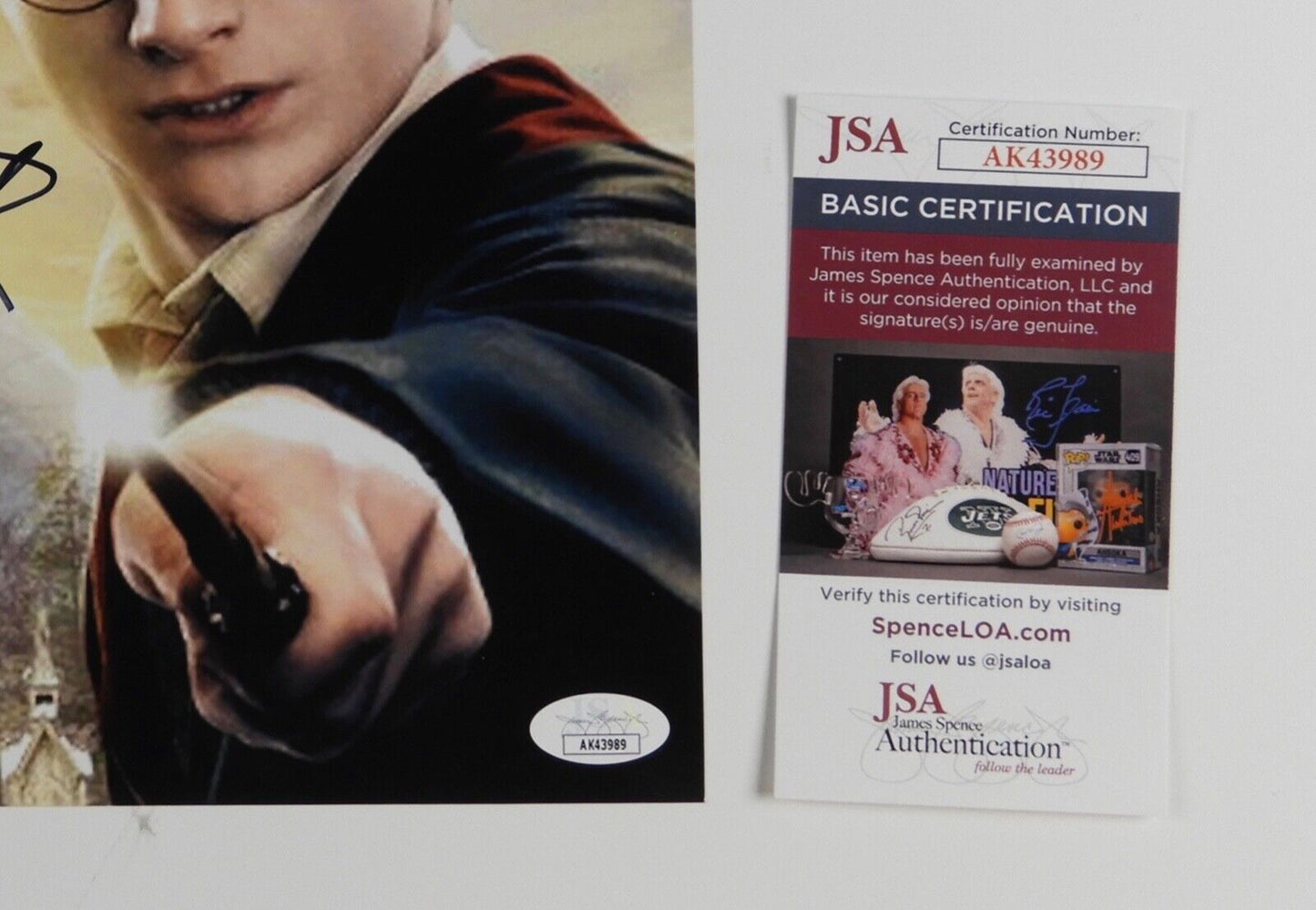 Daniel Radcliffe JSA Signed Autograph 11x14 Photo Harry Potter