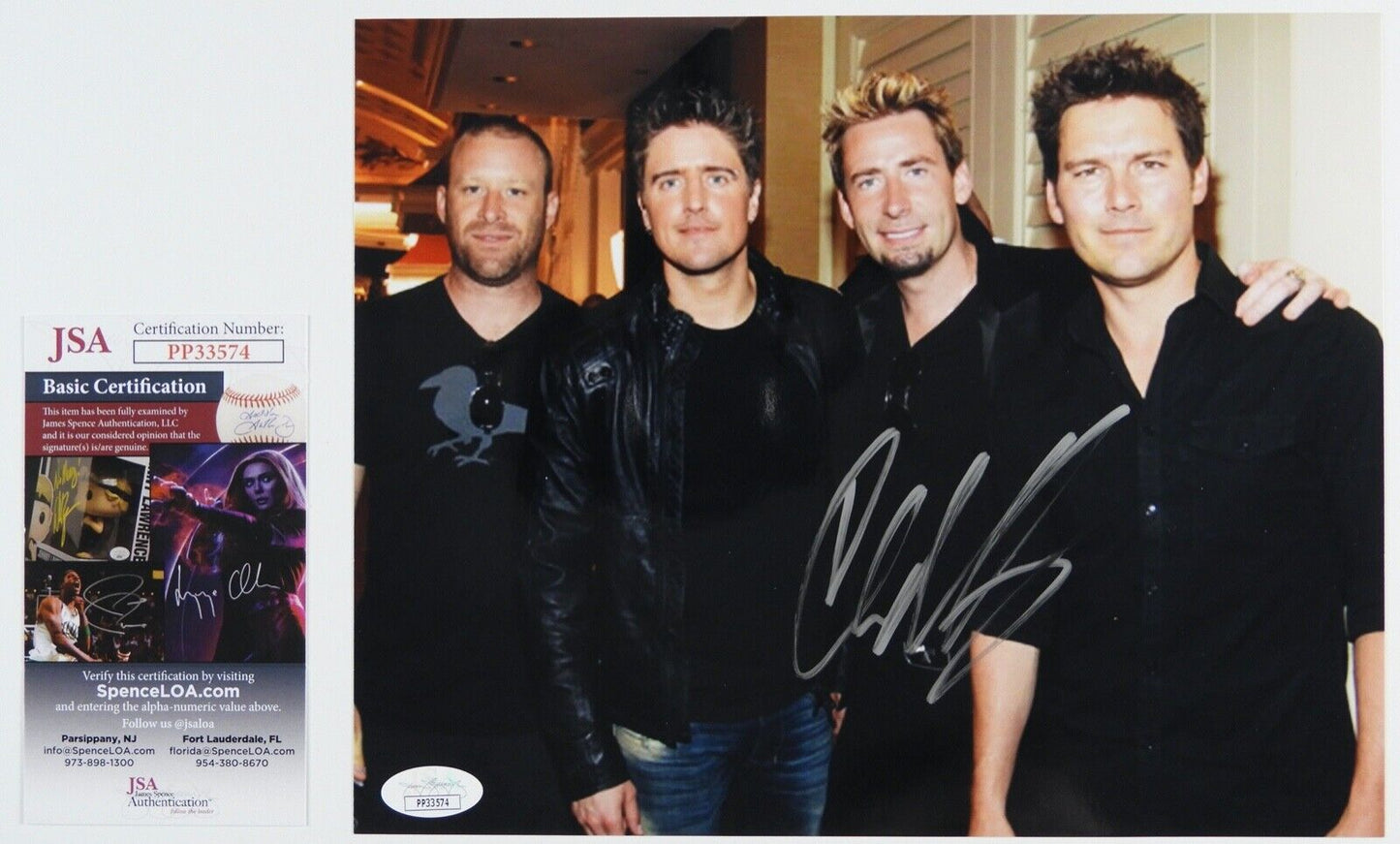 Chad Kroeger Nickelback JSA Signed Autograph 8 x 10 Photo