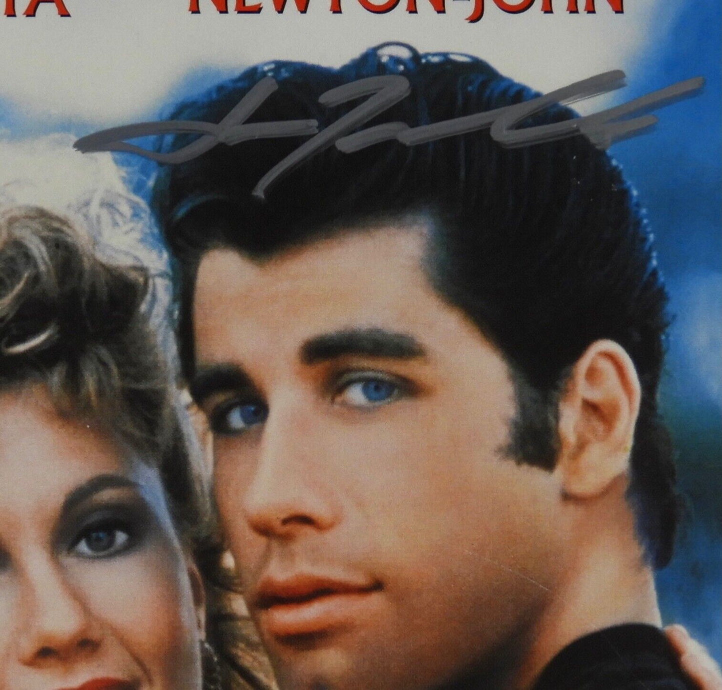 Olivia Newton-John John Travolta Grease JSA Signed Autograph DVD