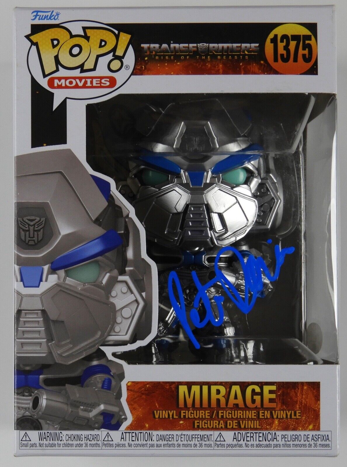 Pete Davidson Transformer Mirage JSA Signed Autograph Funko Pop 1375