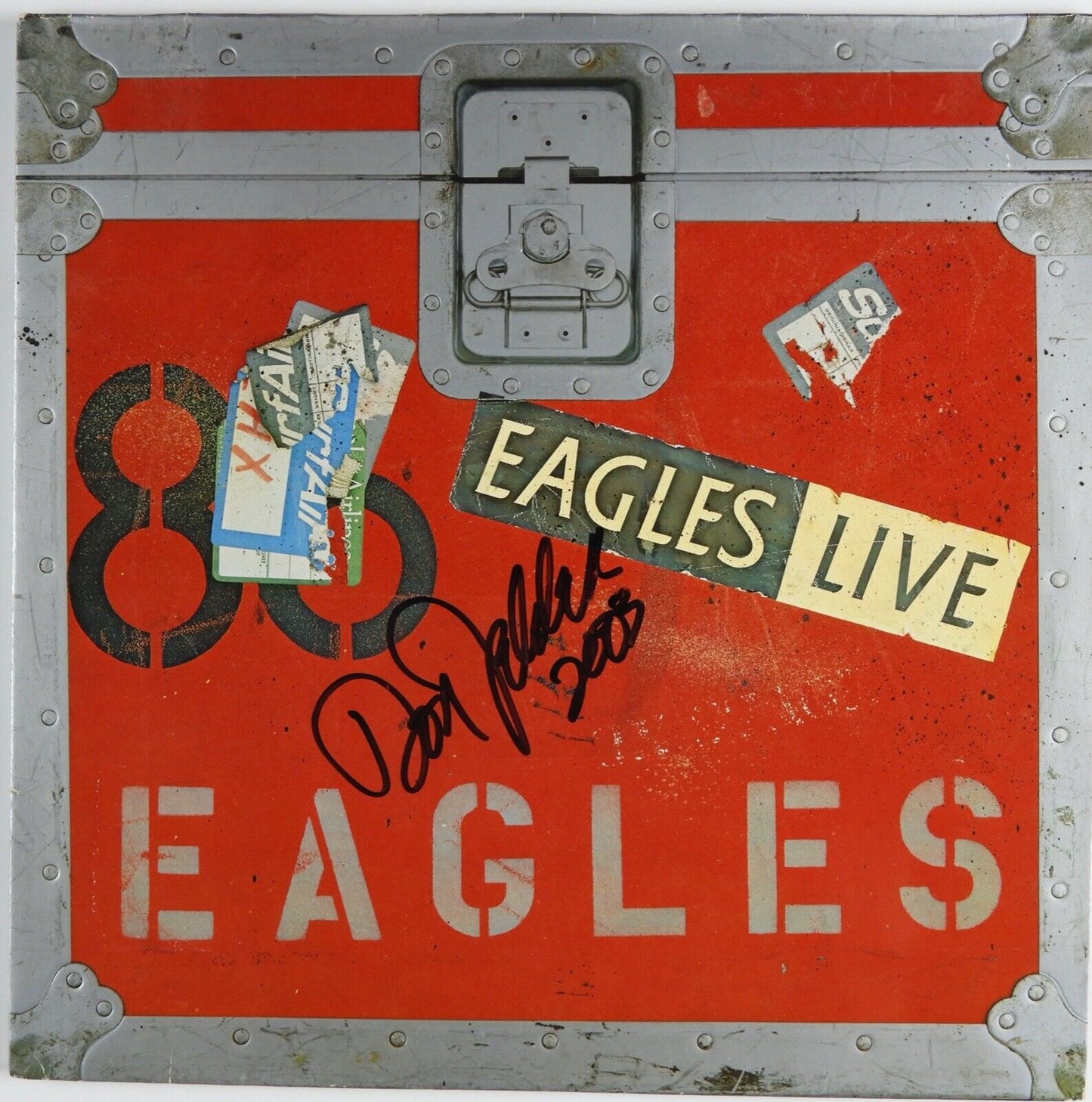 Don Felder Eagles JSA Signed Autograph Album Vinyl Record Live