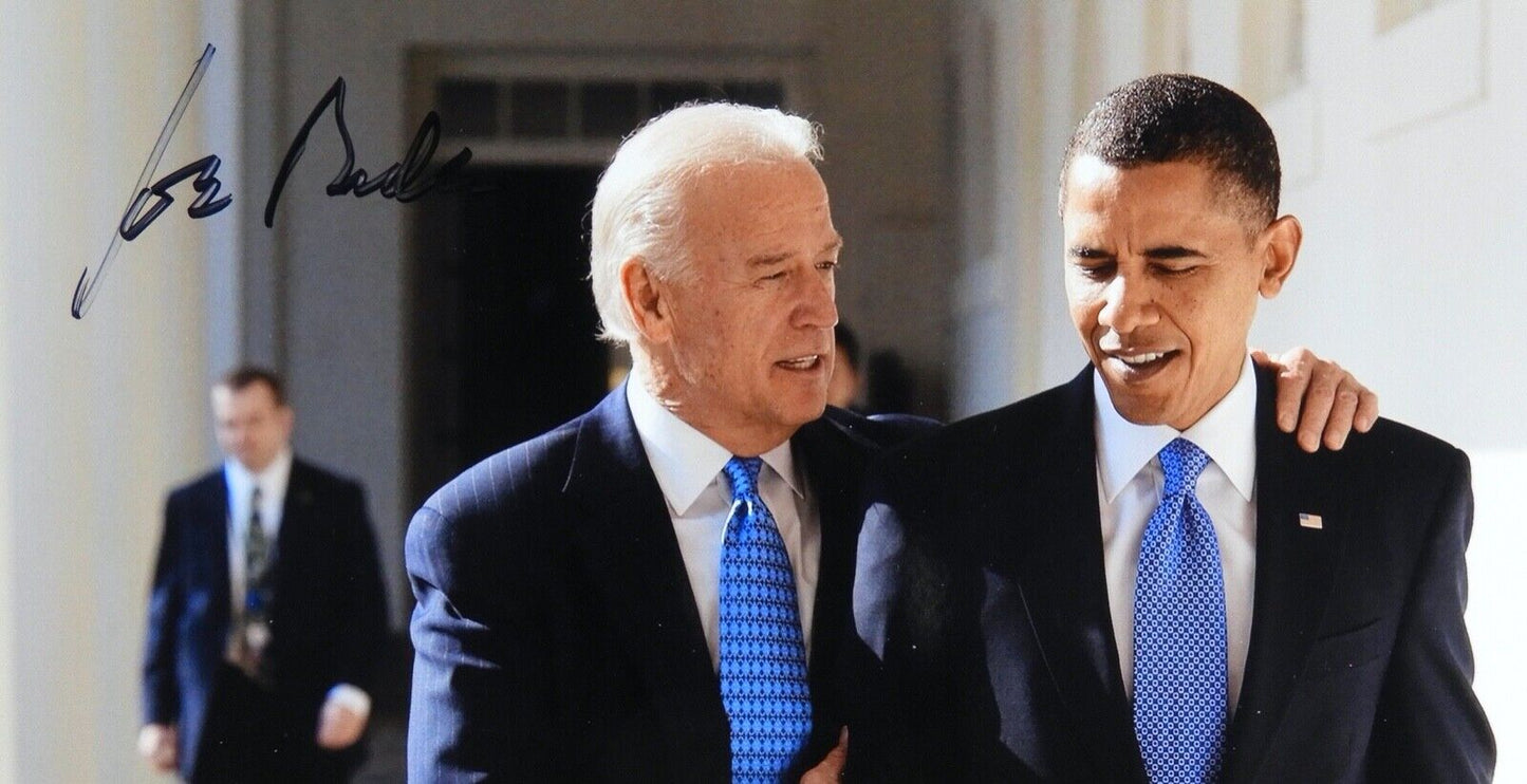 Joe Biden 46th President JSA Autograph Signed Photo COA 8 x 10 Obama