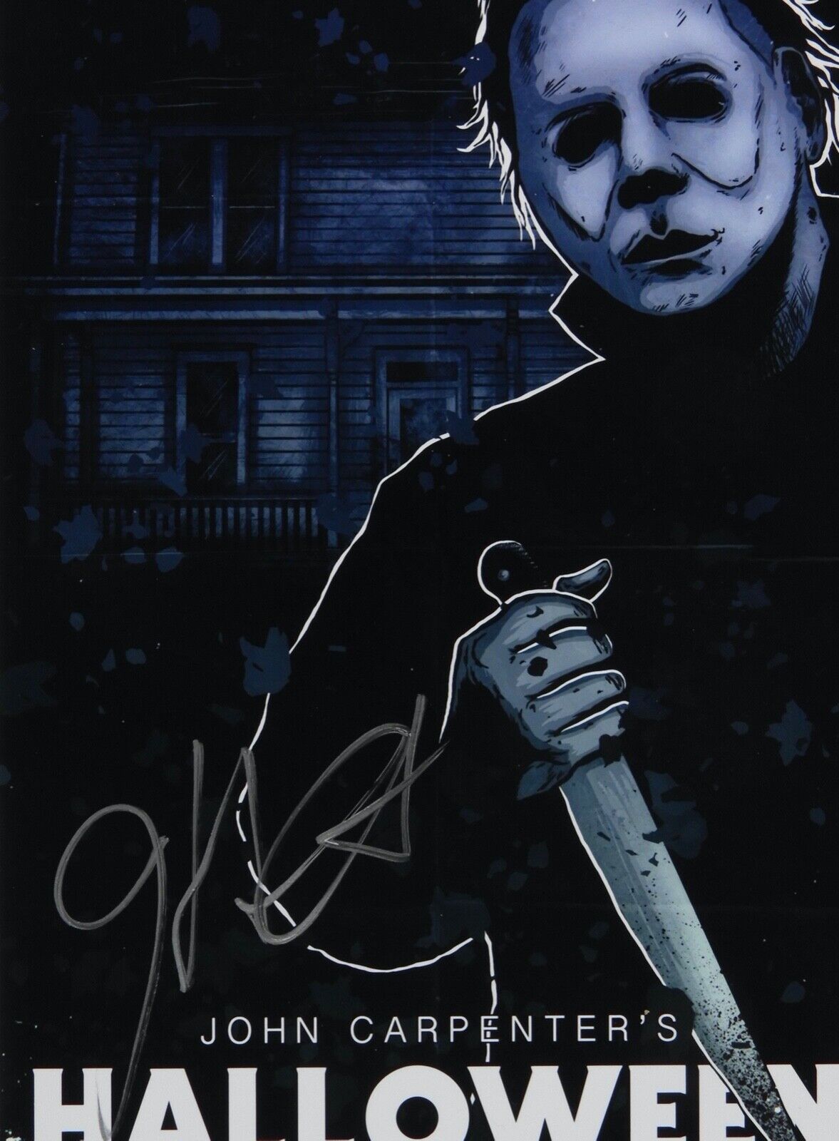 Halloween John Carpenter JSA Signed Autograph Photo 11 x 8