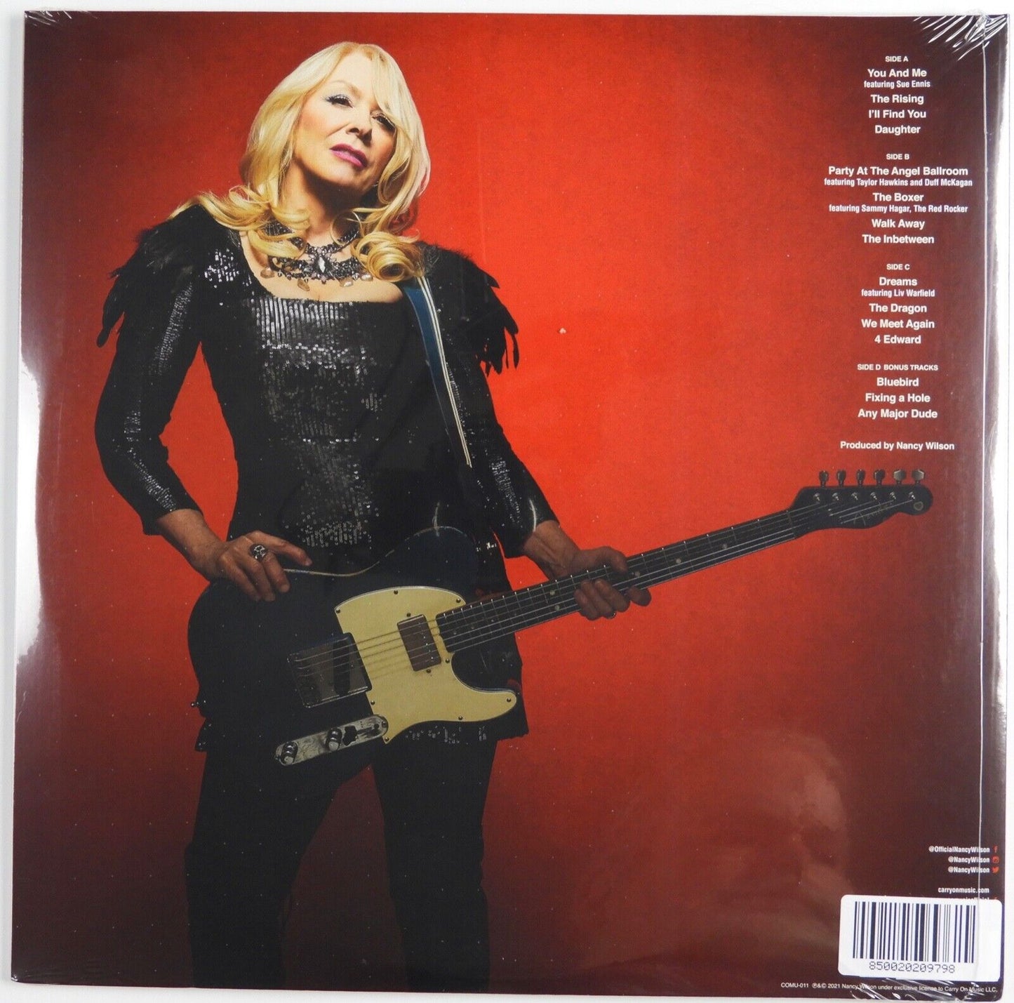 Nancy Wilson Heart Autograph Signed Record Album Sealed You And Me Blue Vinyl