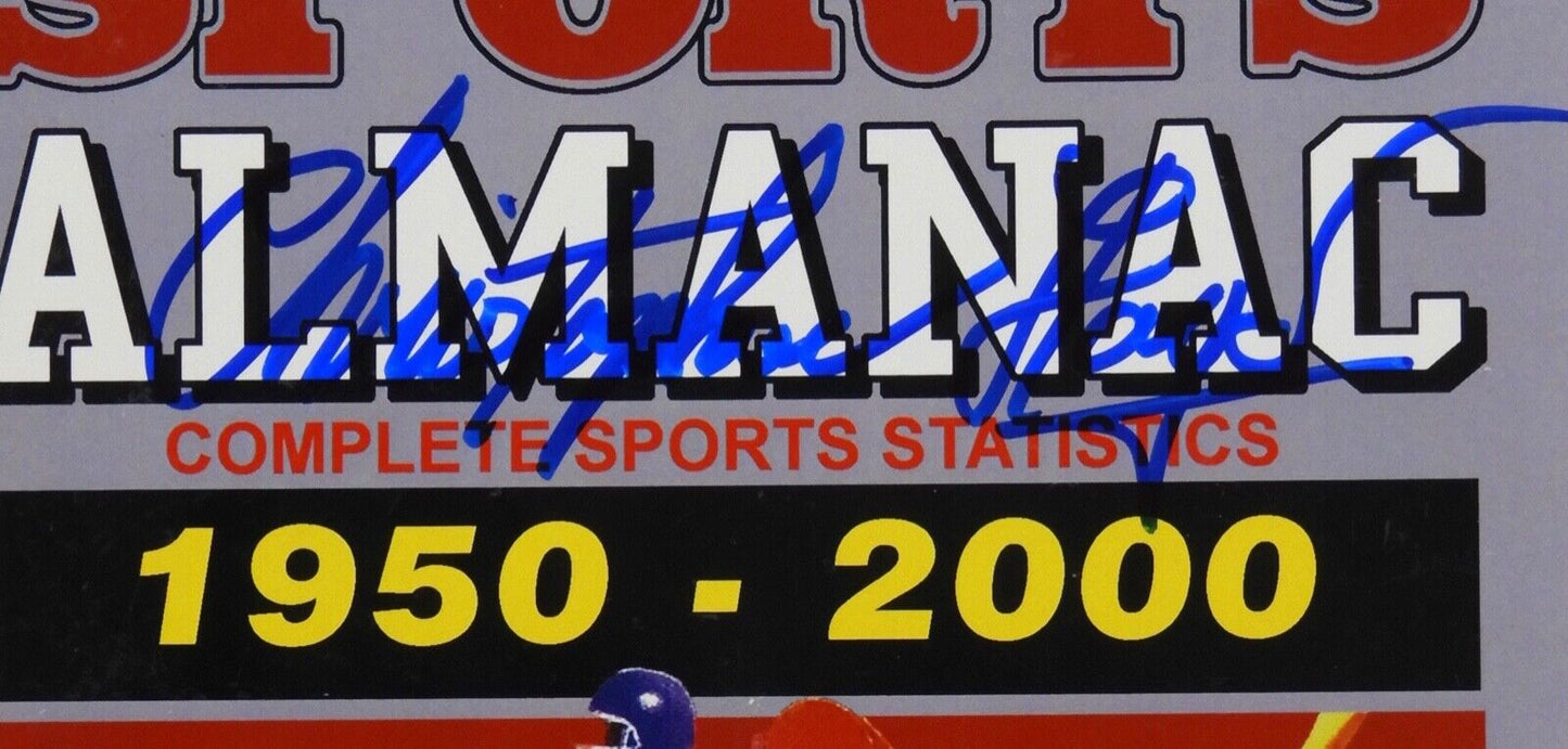 Back To The Future Sports Almanac JSA Signed Autograph Michael J Fox plus 2 more