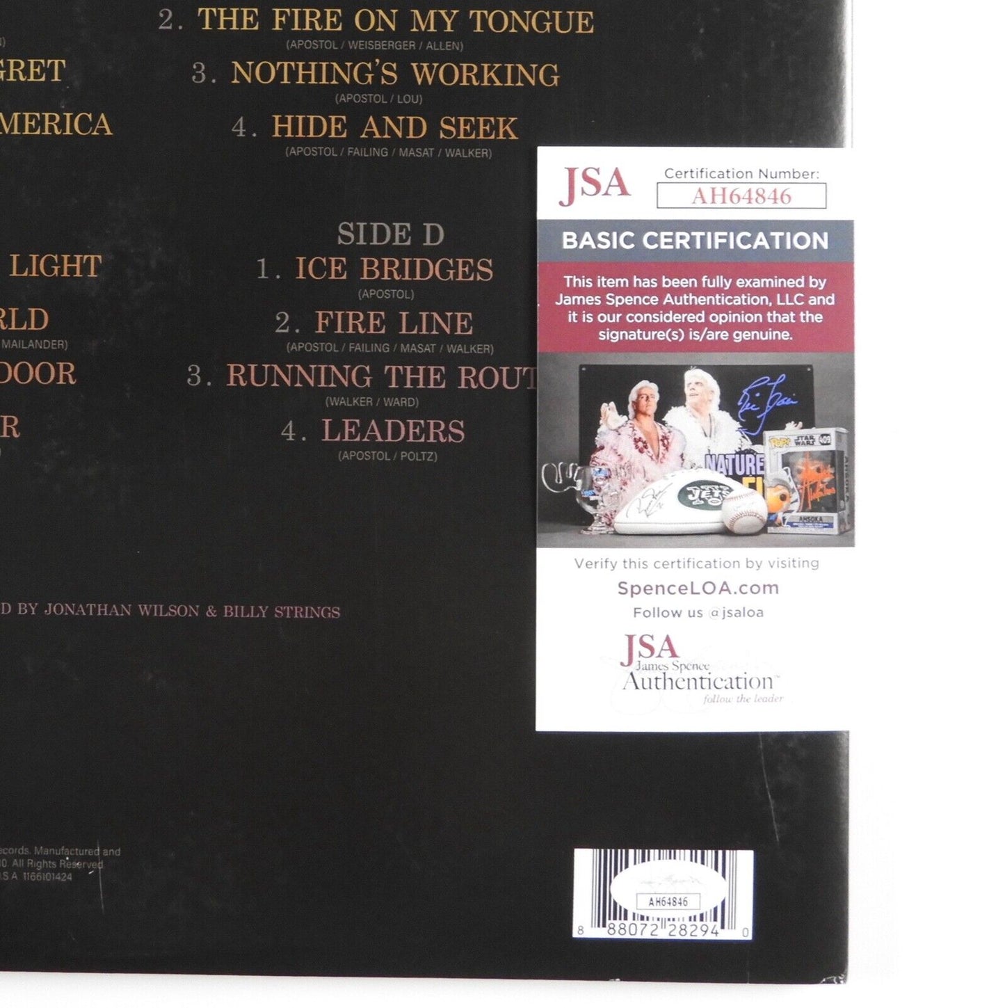 Billy Strings JSA Signed Autograph Album Vinyl Renewal