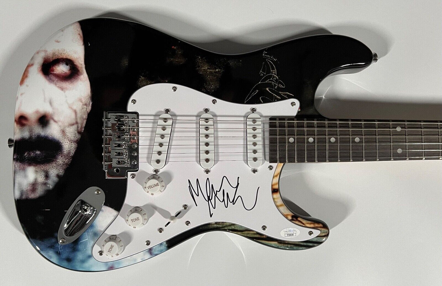 Marilyn Manson JSA Signed Guitar Autograph Stratocaster Guitar