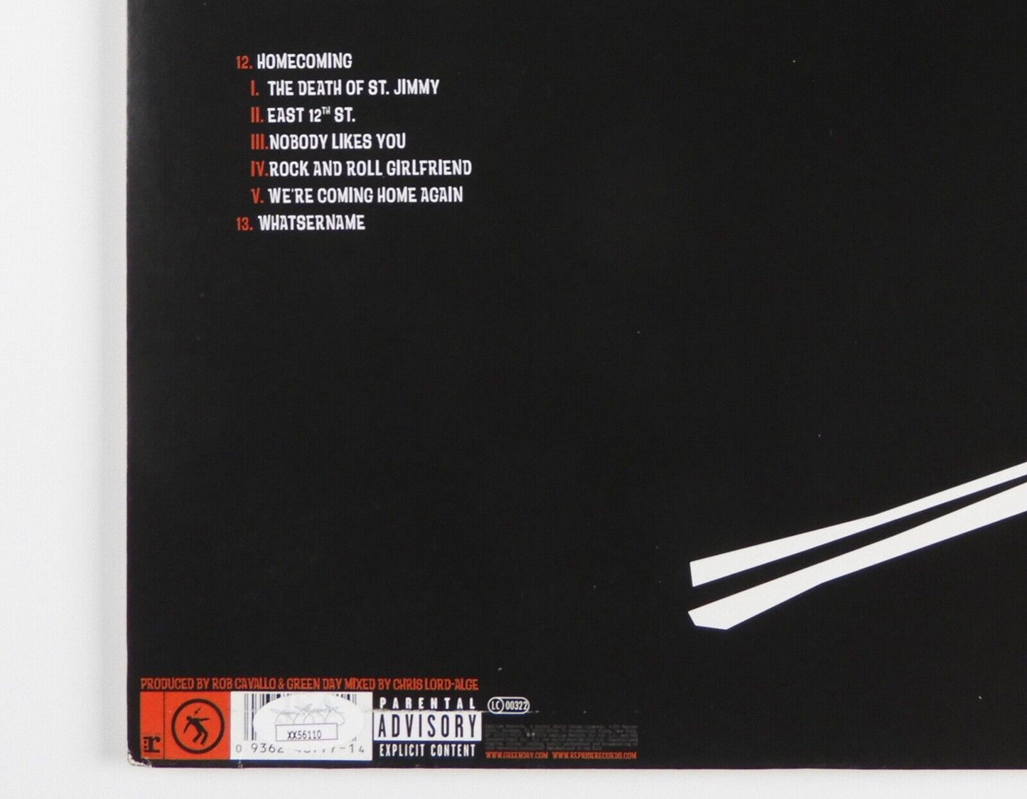 Green Day JSA Fully Signed Autograph Album Record Billie Joe American Idiot