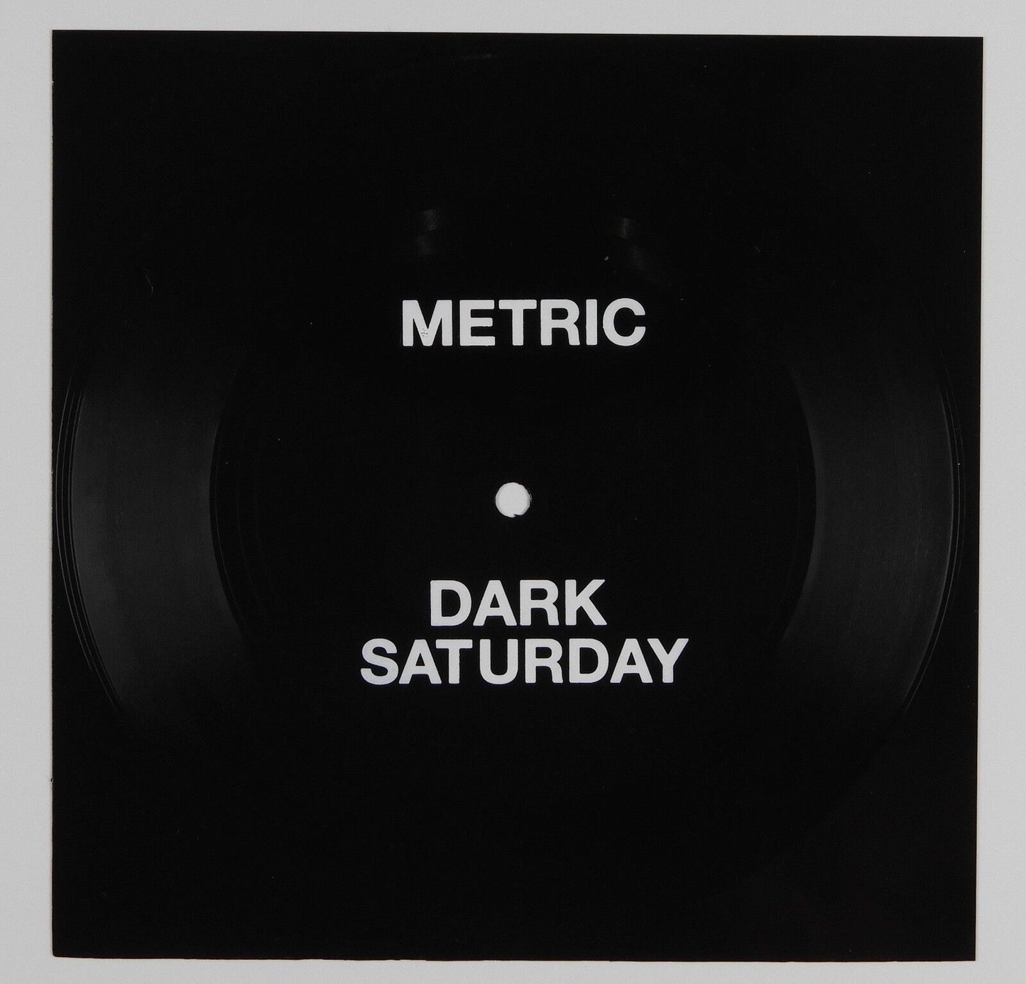Metric Dark Sunday Full Band Signed JSA Signed Autograph 45 Flex Record Vinyl