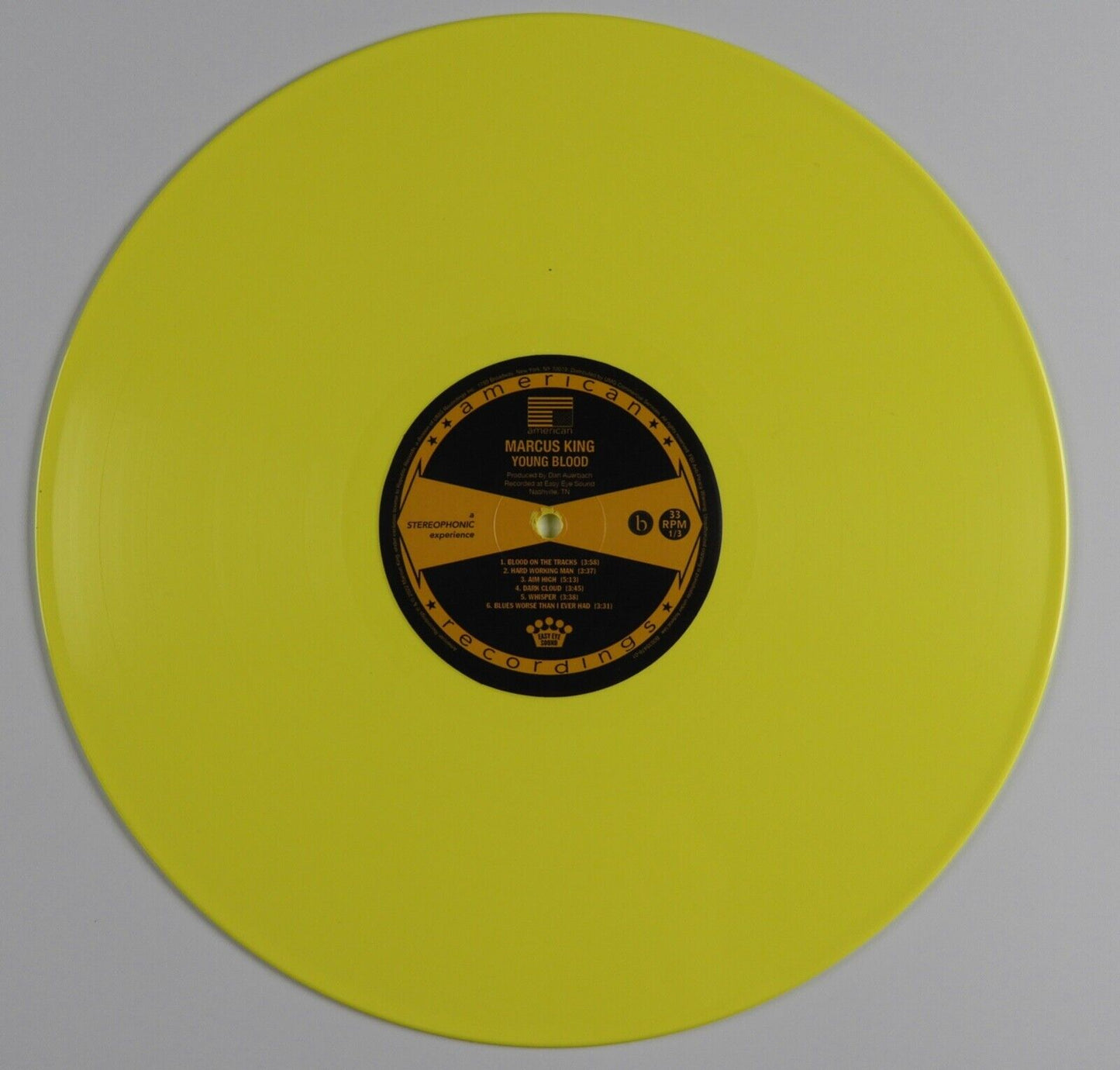 Marcus King JSA Autograph Signed Album Record Vinyl Young Blood