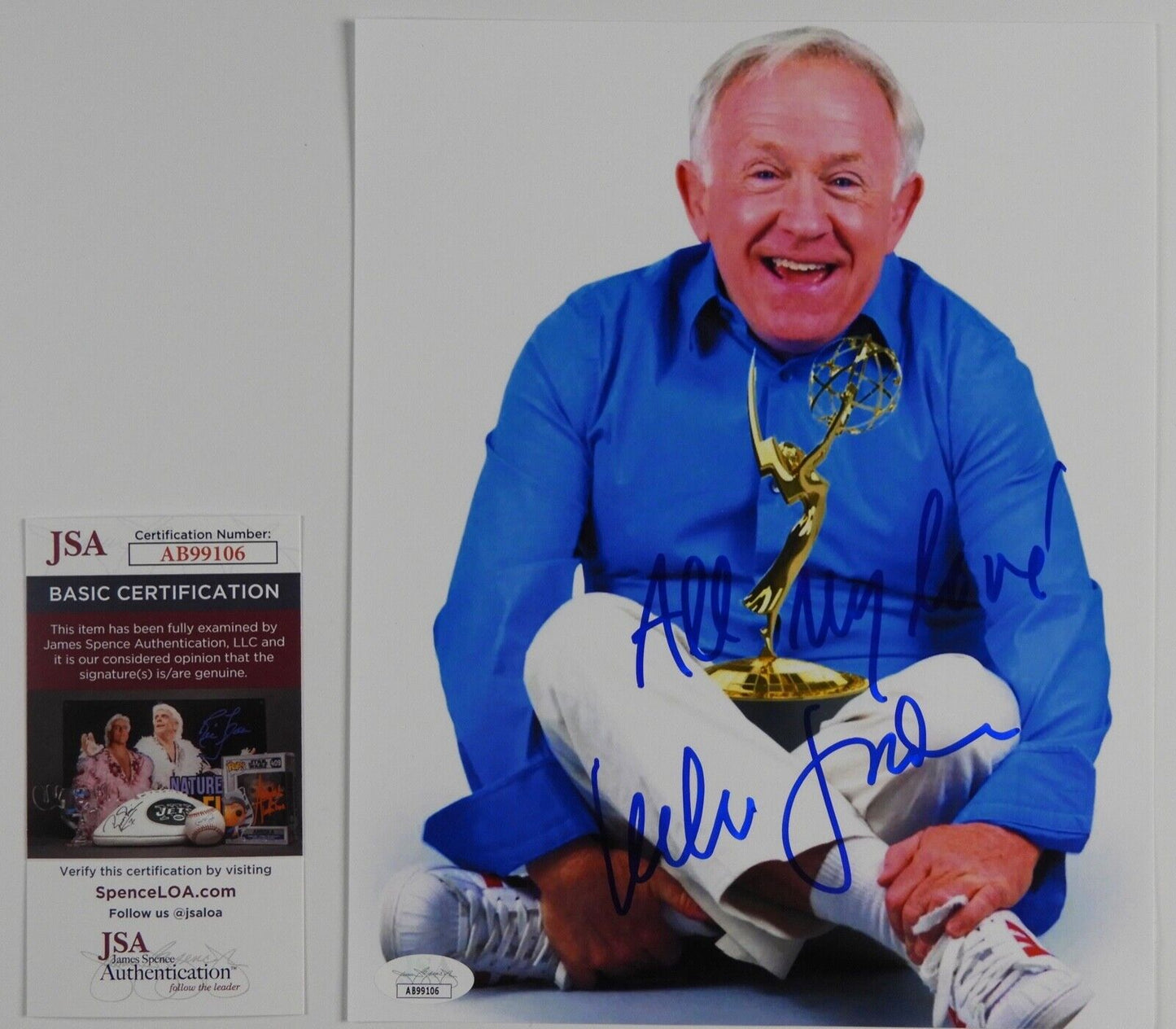 Leslie Jordan JSA Signed Autograph Photo 8 x 10