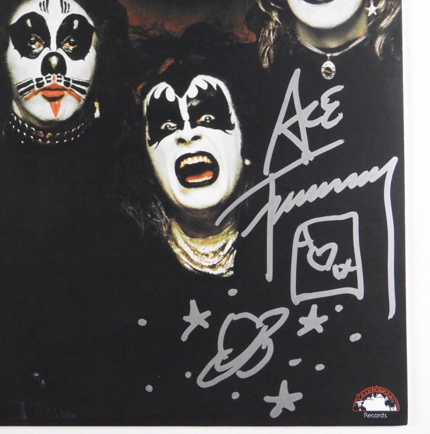 KISS JSA Ace Frehley Signed Autograph Signed Record Album