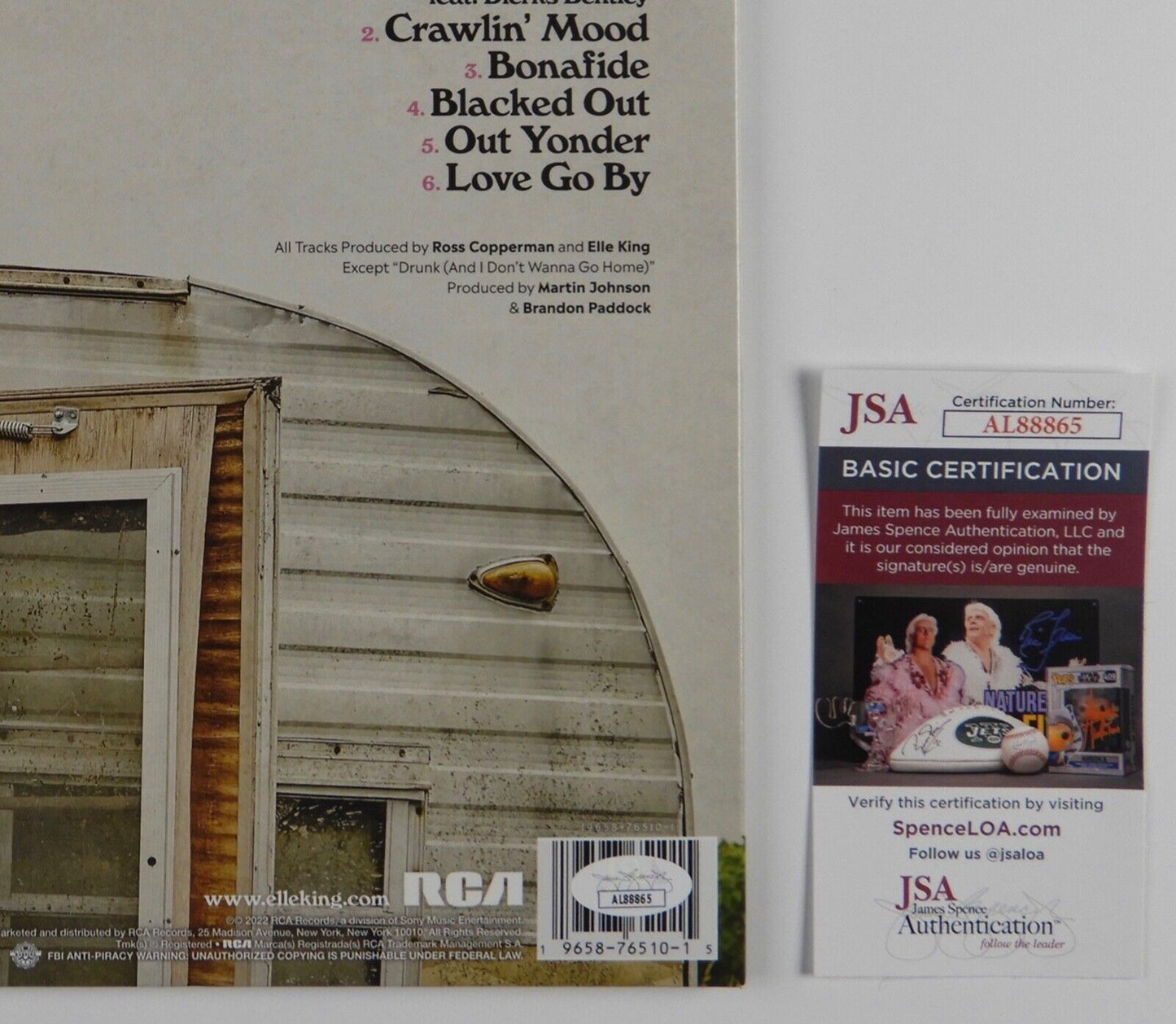 Elle King JSA Signed Autograph Album Vinyl Record Come Get Your Wife