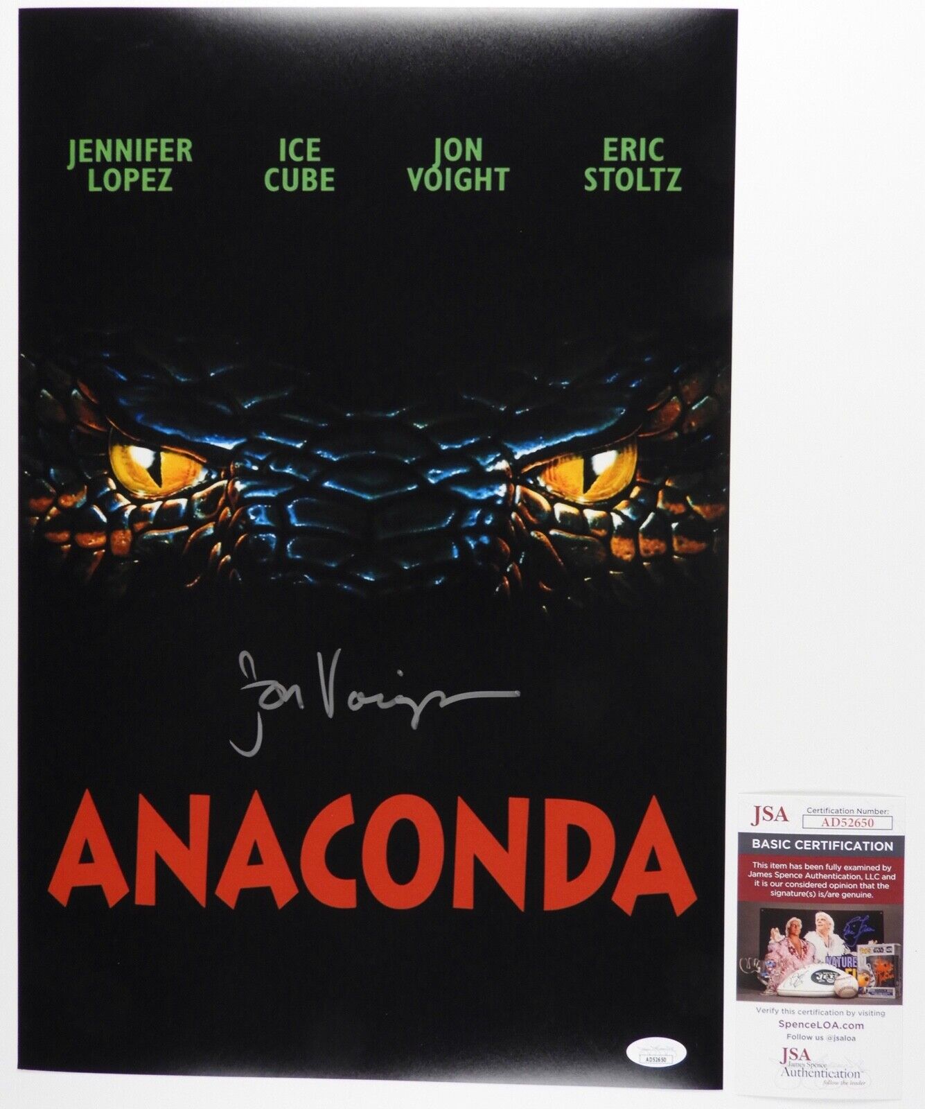 Jon Voight Signed JSA Autograph 17" x 12" Photo Anaconda