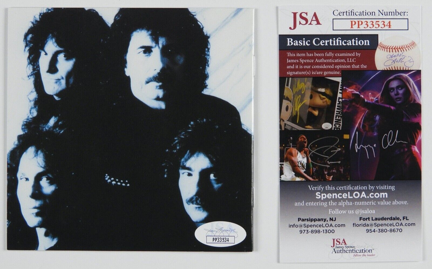 Black Sabbath JSA Signed Autograph CD Booklet Dehumanizer Ronnie James Dio Vinny