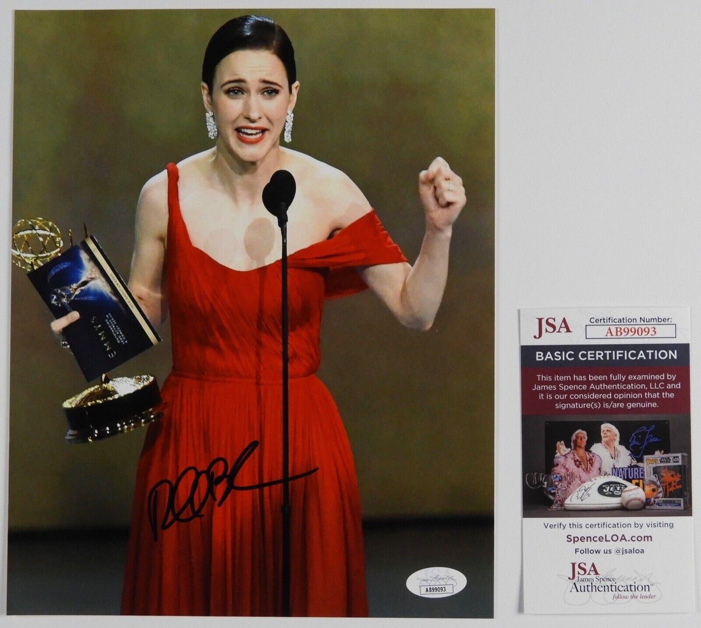 Rachel Brosnahan JSA Signed Autograph Photo 8 x 10 The Marvelous Mrs. Maisel
