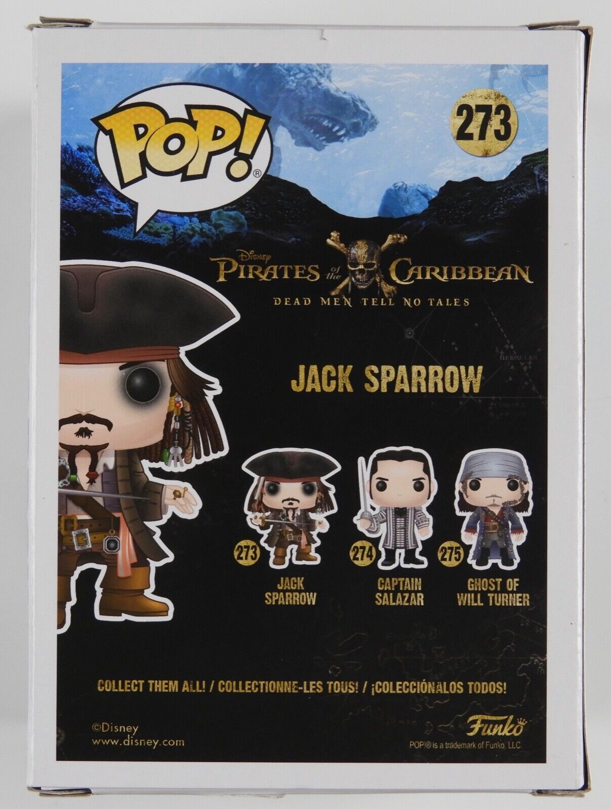 Johnny Depp JSA Signed Autograph Funko Pop Jack Sparrow Pirates Of The Caribbean