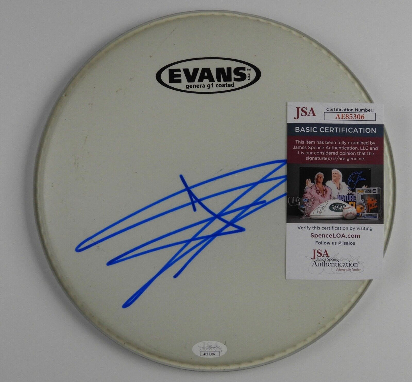 Wolfmother Andrew Stockdale JSA Autograph Signed Drum Head 10"