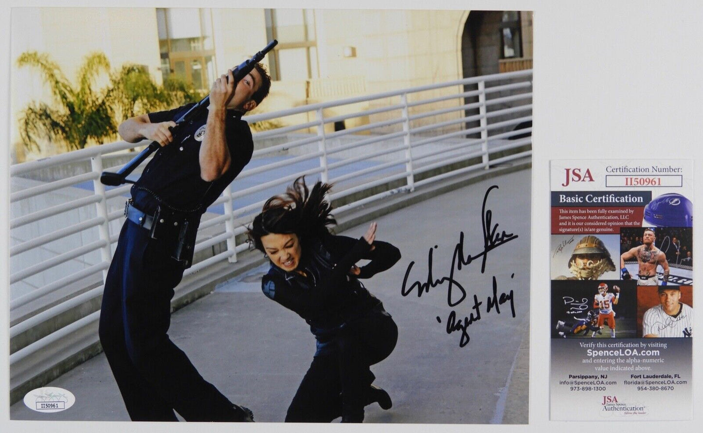 Ming Na Wen Autograph JSA 8 x 10 Signed Photo Agent May