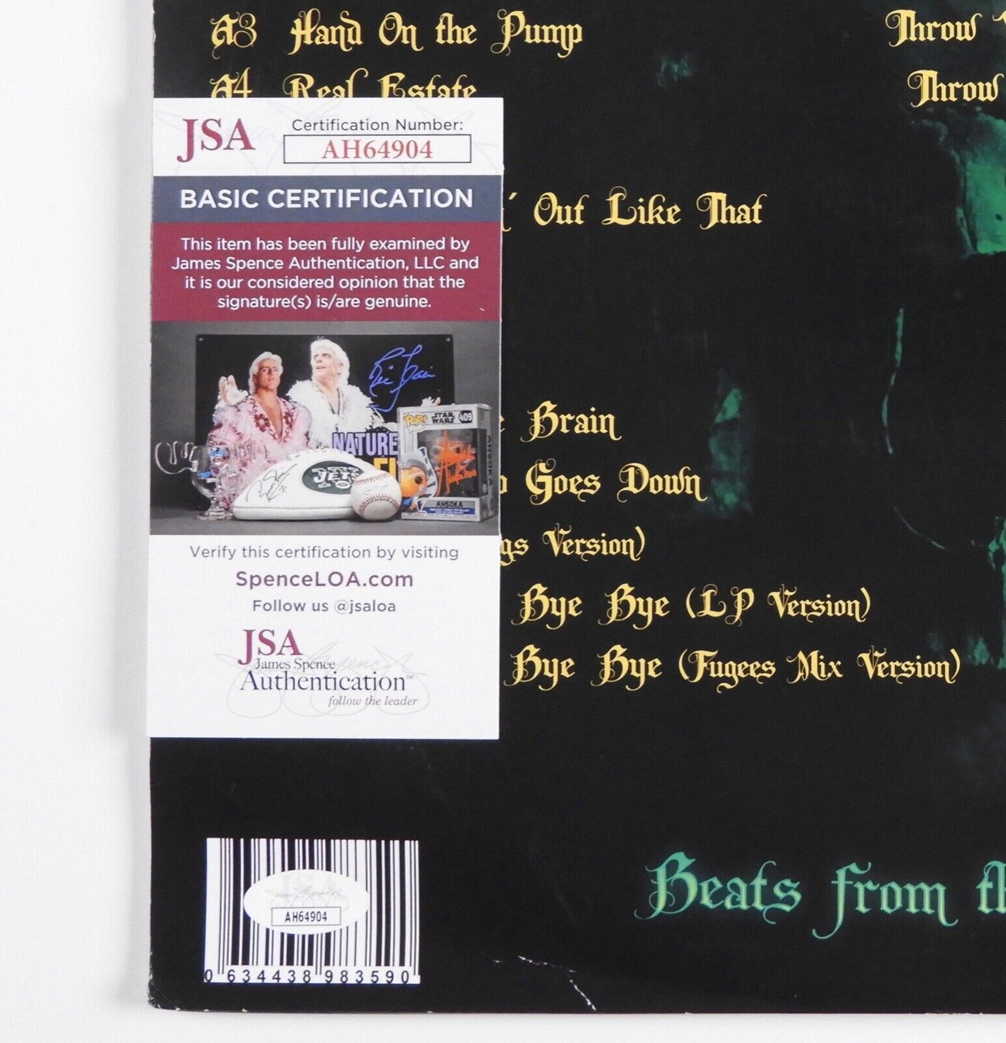 Cypress Hill JSA Signed Autograph Record Album Vinyl Beat From The Bong B-Real