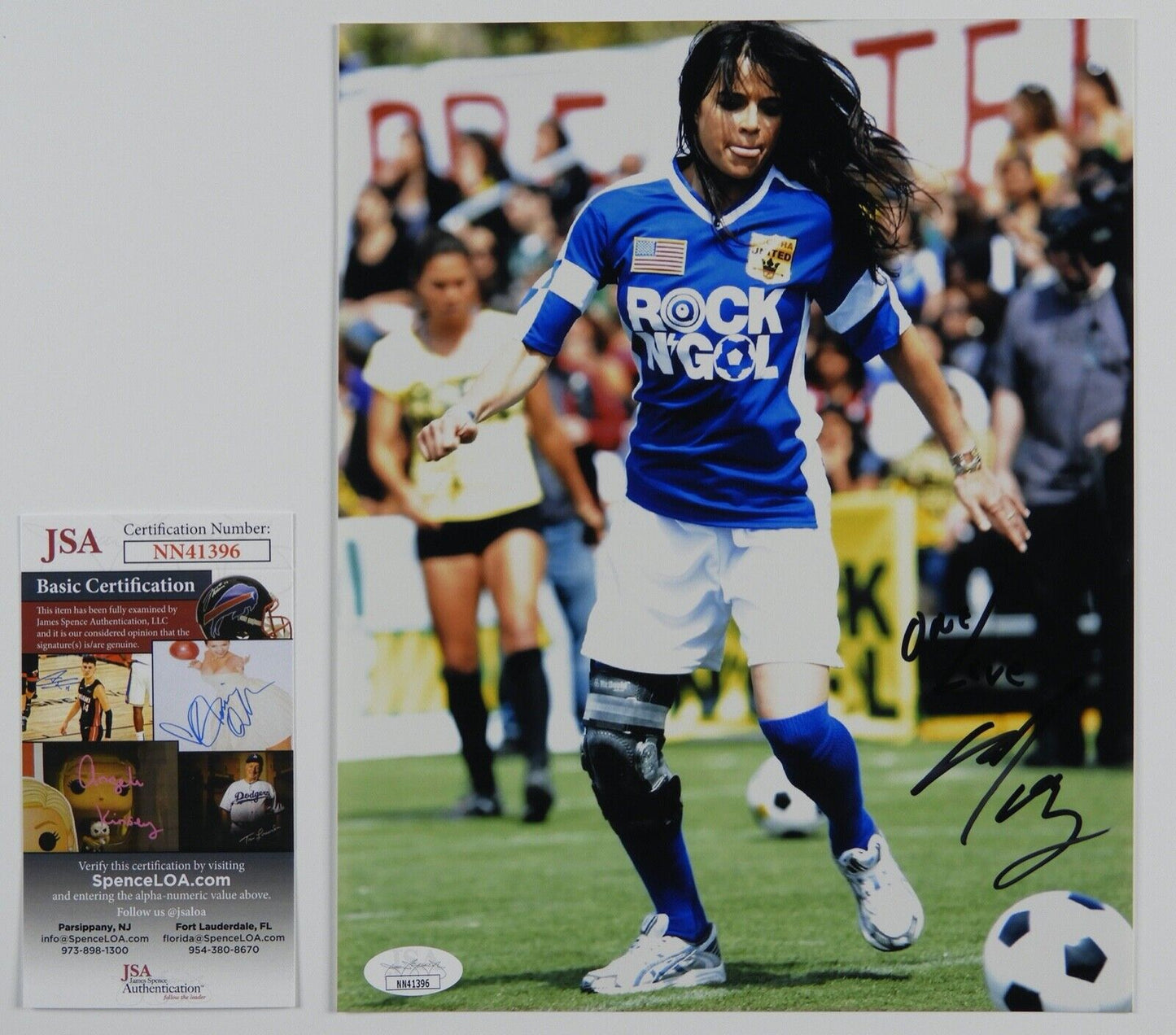 Michelle Rodriguez JSA Autograph Signed 8 x 10 Photo