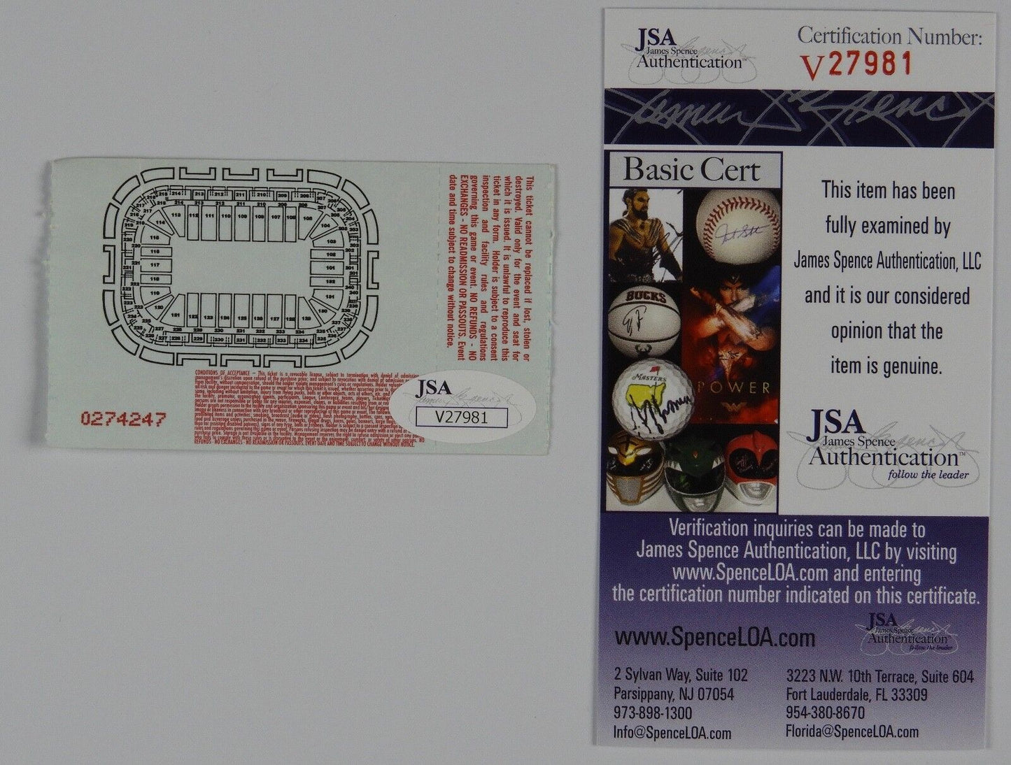 Dixie Chicks Autograph Signed Concert Ticket Greensboro JSA LOA Full Band