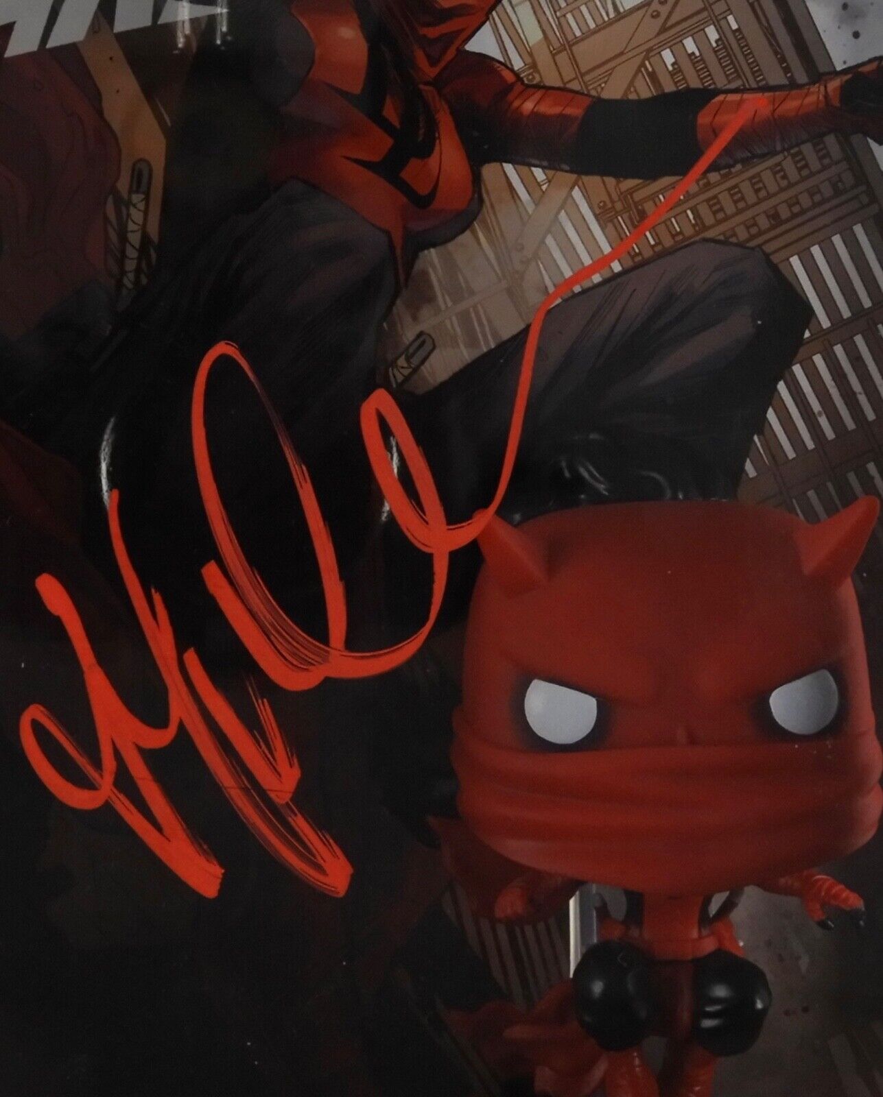 Jennifer Garner Elektra JSA Signed Autograph Funko Pop Comics #14