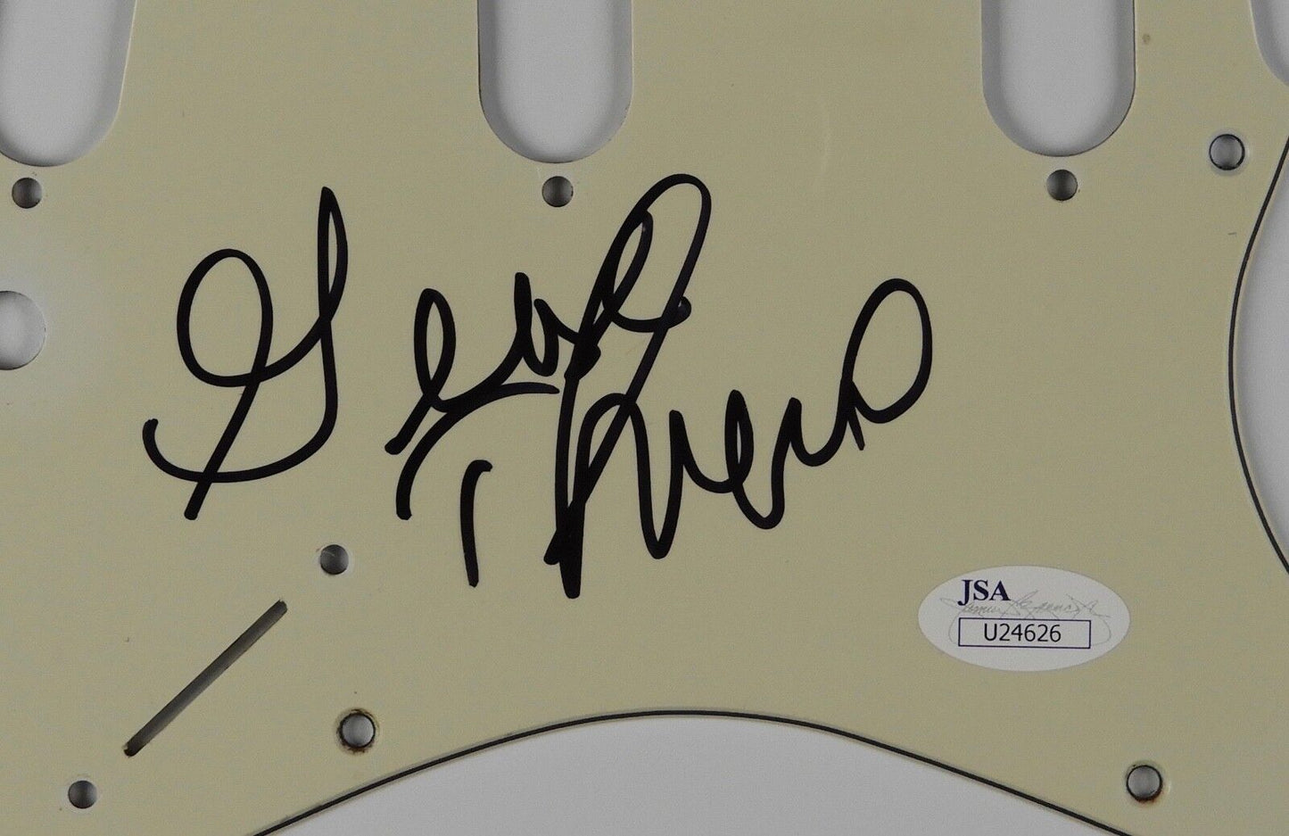 George Thorogood Autograph Signed Stratocaster Fender Guard JSA Guitar