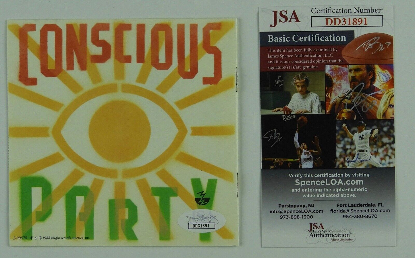 Ziggy Marley JSA signed autograph CD Booklet The Melody Makers