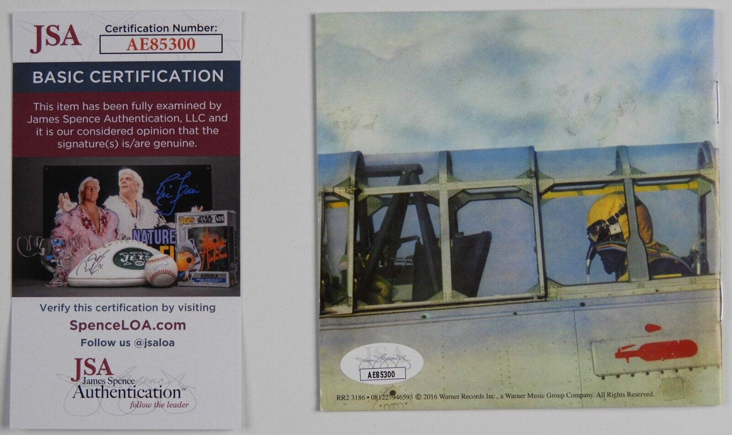 Black Sabbath Geezer Butler JSA signed autograph CD Booklet Never Say Die!