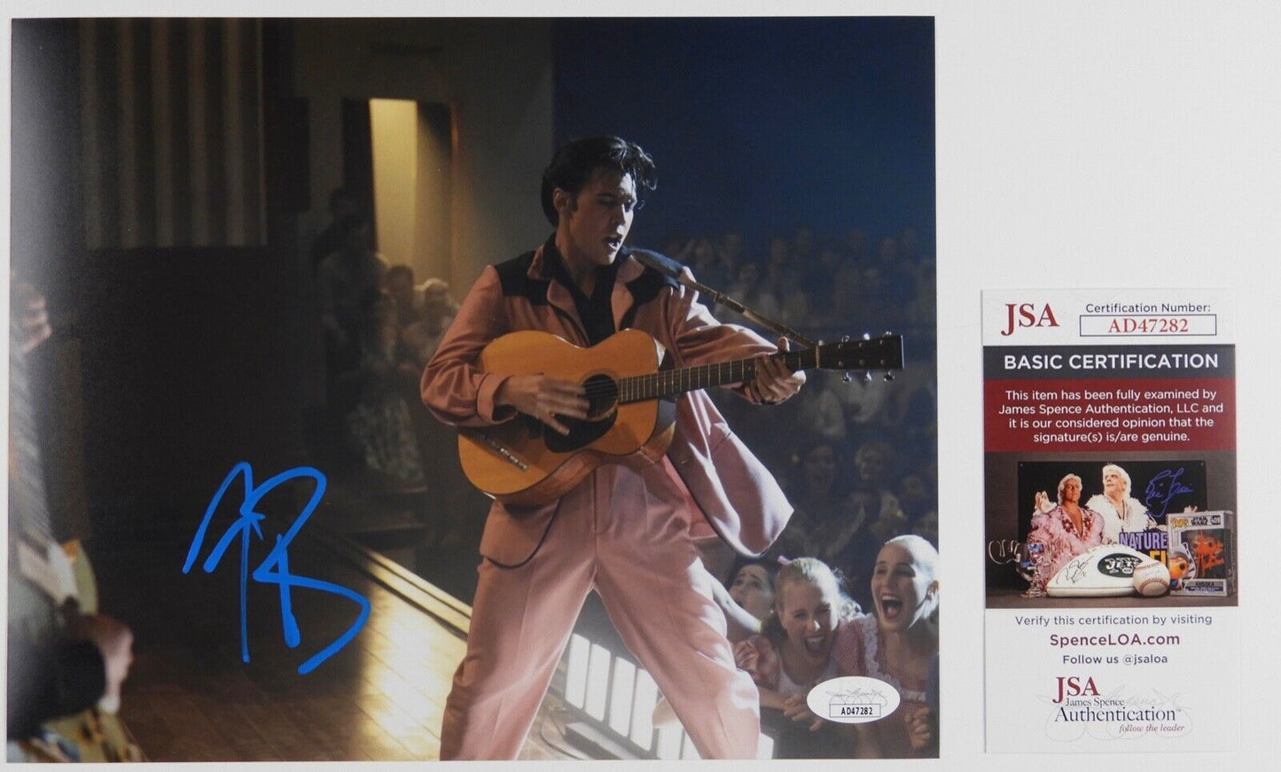 Austin Butler Elvis 2022 JSA Signed Autograph Photo 8 x 10