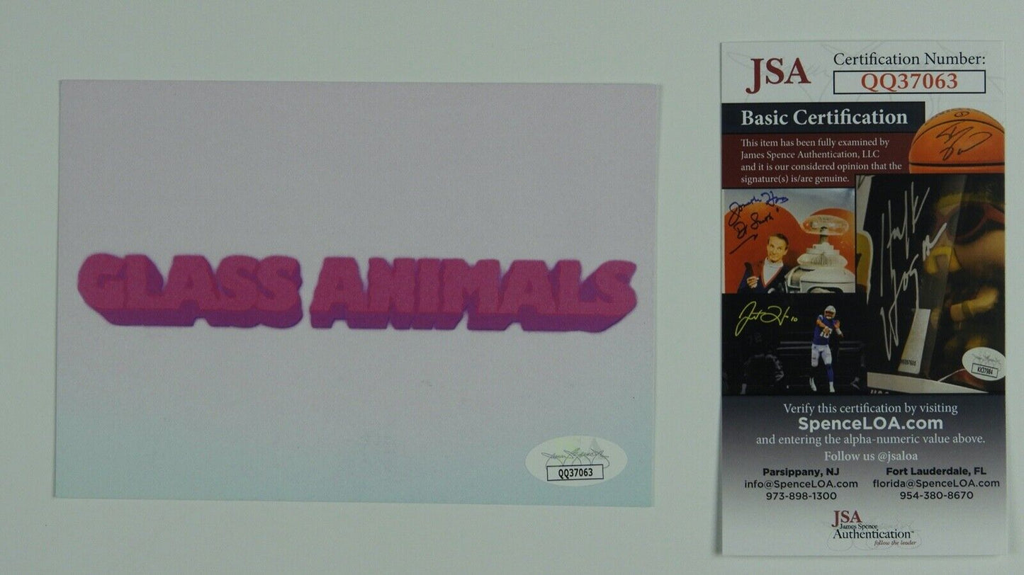 Glass Animals JSA Signed Autograph Dreamland Art Card Vinyl Fully Signed