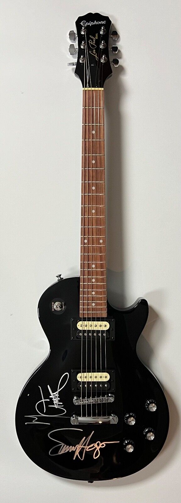 Van Halen JSA Sammy Hagar Michael Anthony Autograph Signed Guitar Les Paul