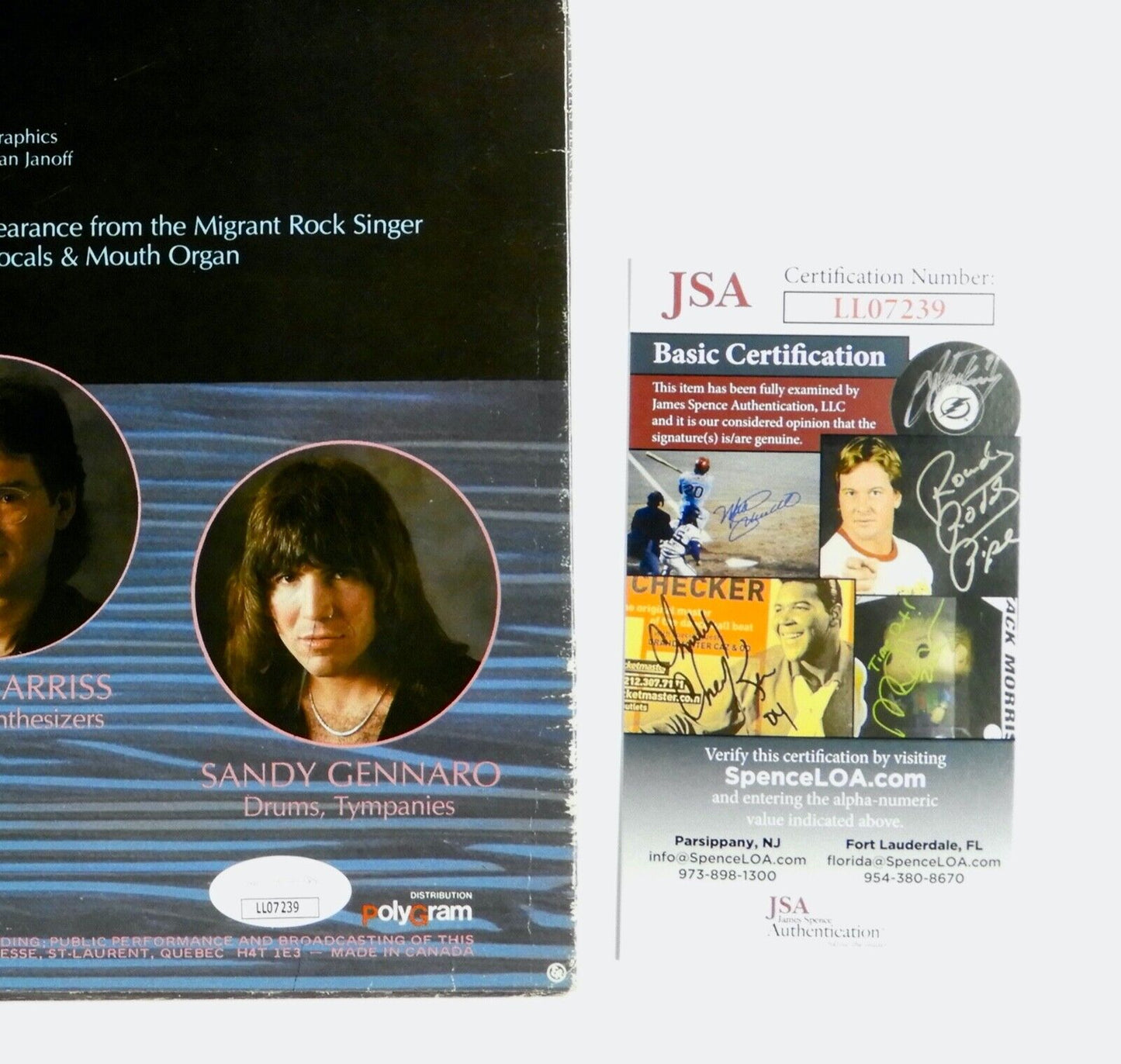 Pat Travers JSA Signed Autograph Album Vinyl Record Band Black Pearl