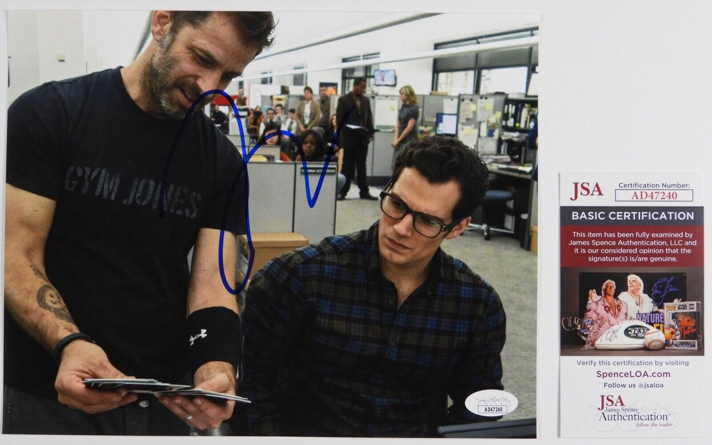 Zack Snyder JSA Signed Autograph Photo 8 x 10 The Justice League