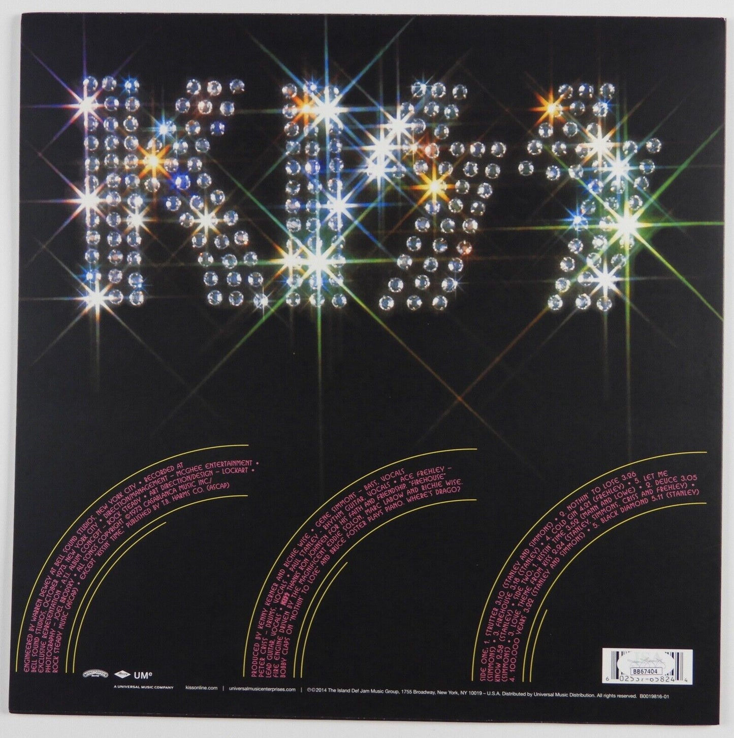 KISS JSA Paul Stanley Ace Frehley Autograph Signed Record Album Debut