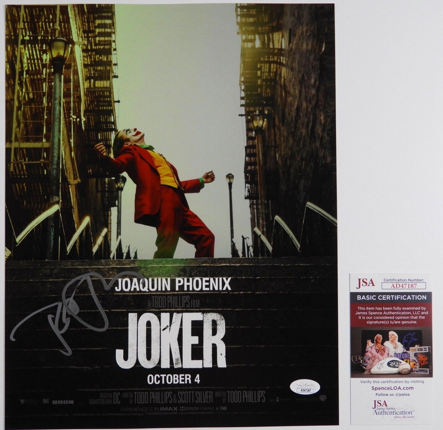 Todd Phillips JSA Signed Autograph Photo 11 x 14 Director Joker